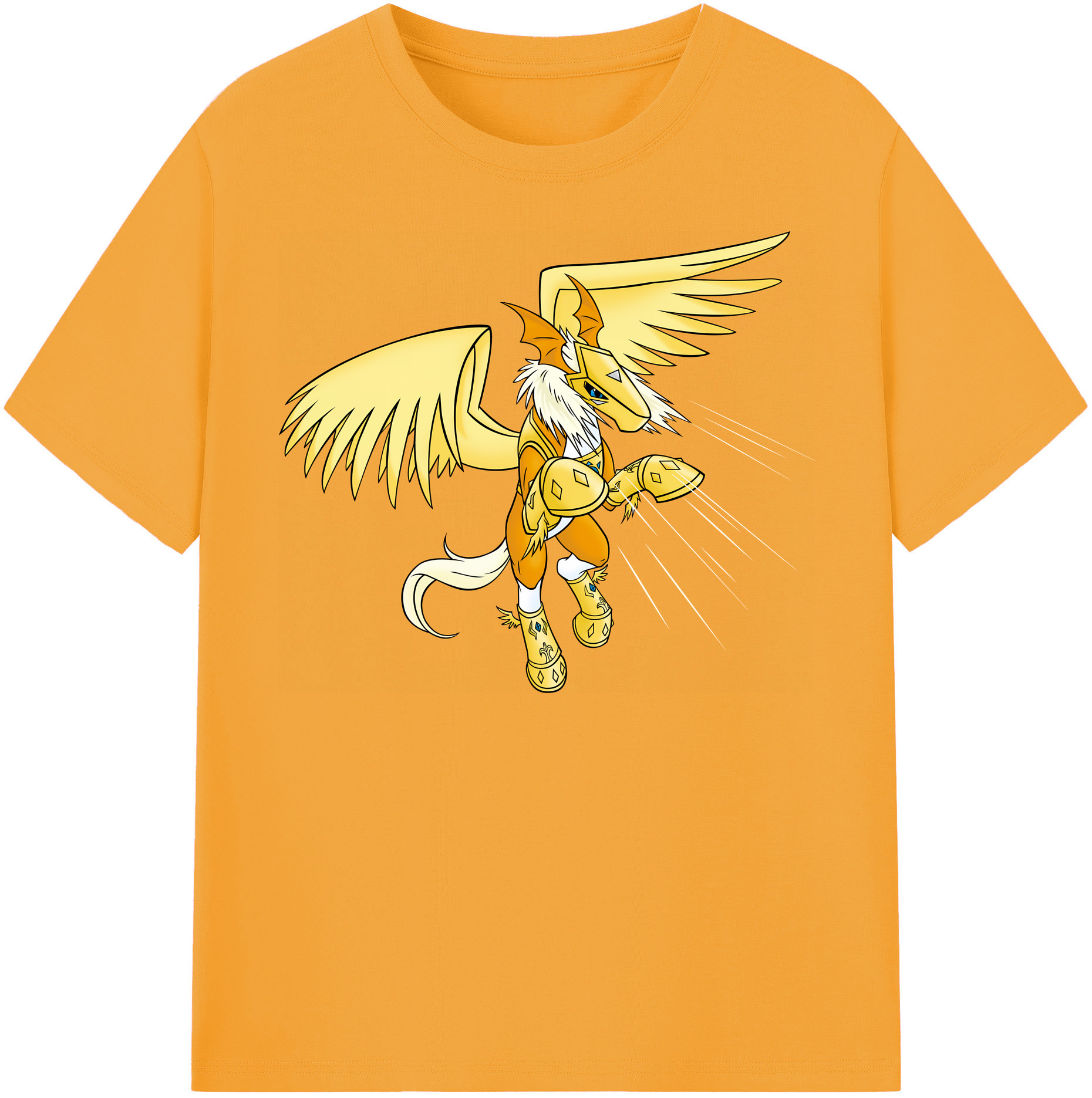 （画像用） Digimon デジタルモンスター/デジモン 綿100％半袖Tシャツ（フロントプリント）
