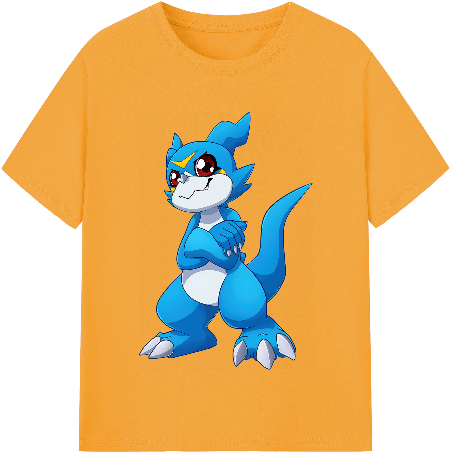（画像用） Digimon デジタルモンスター/デジモン 綿100％半袖Tシャツ（フロントプリント）