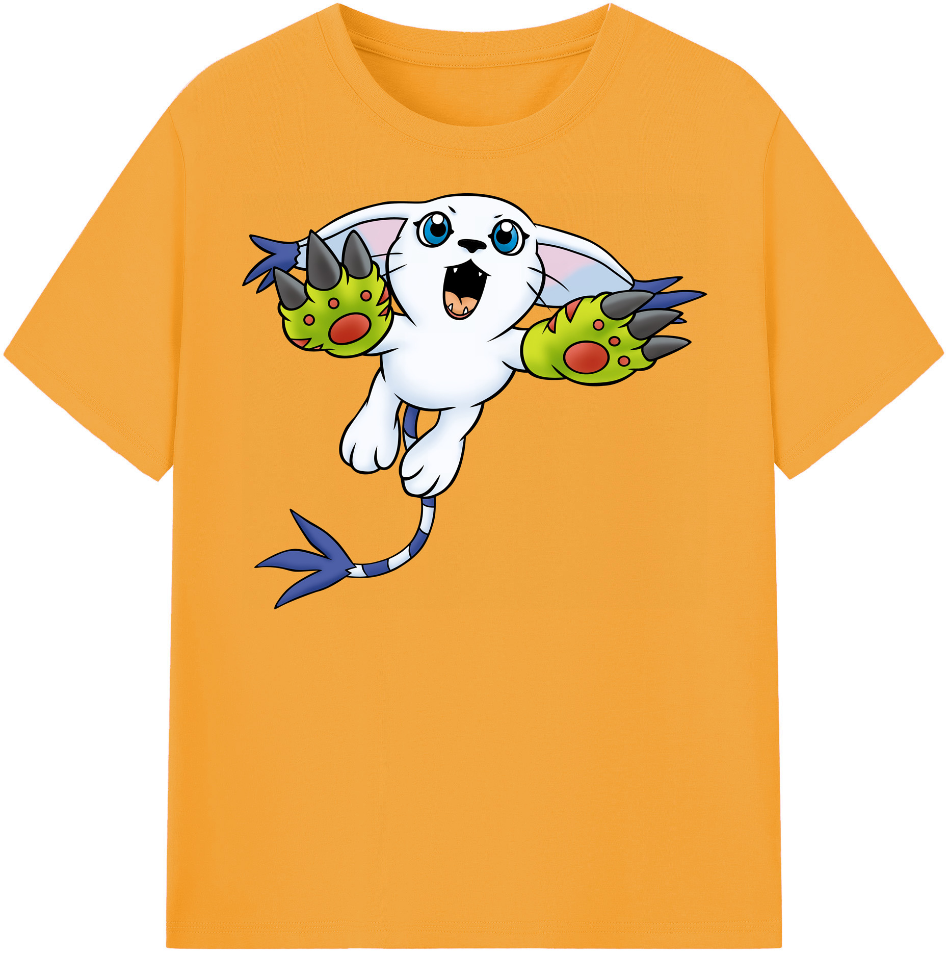 （画像用） Digimon デジタルモンスター/デジモン 綿100％半袖Tシャツ（フロントプリント）
