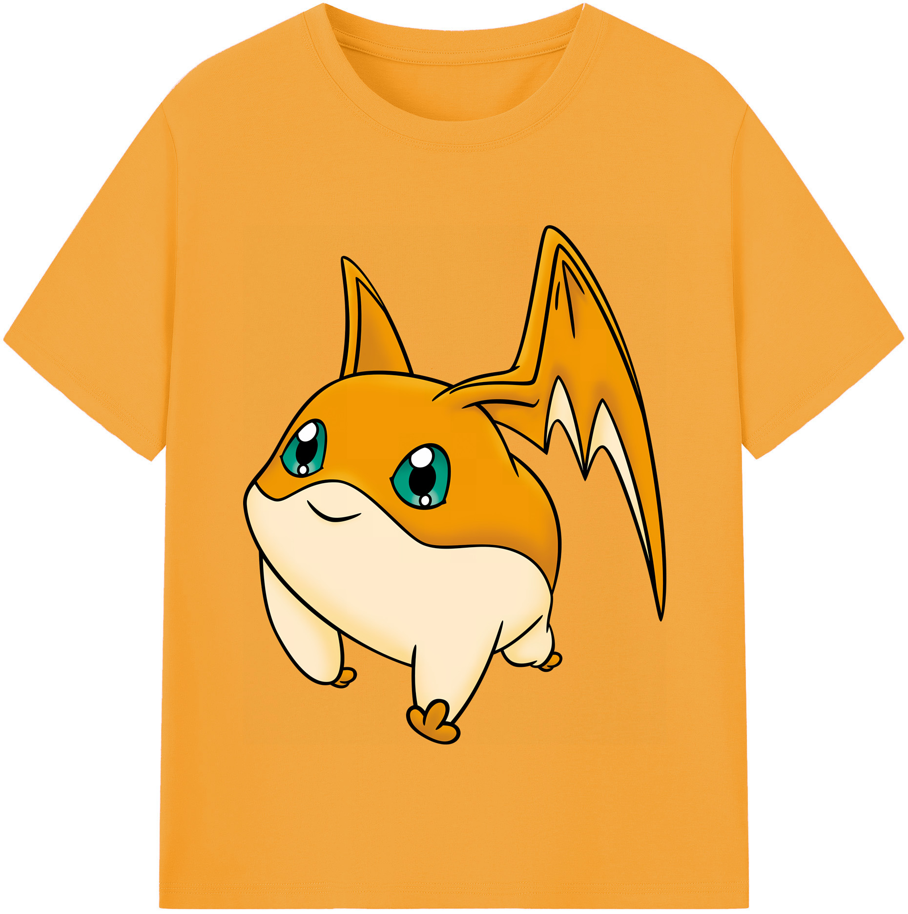 （画像用） Digimon デジタルモンスター/デジモン 綿100％半袖Tシャツ（フロントプリント）