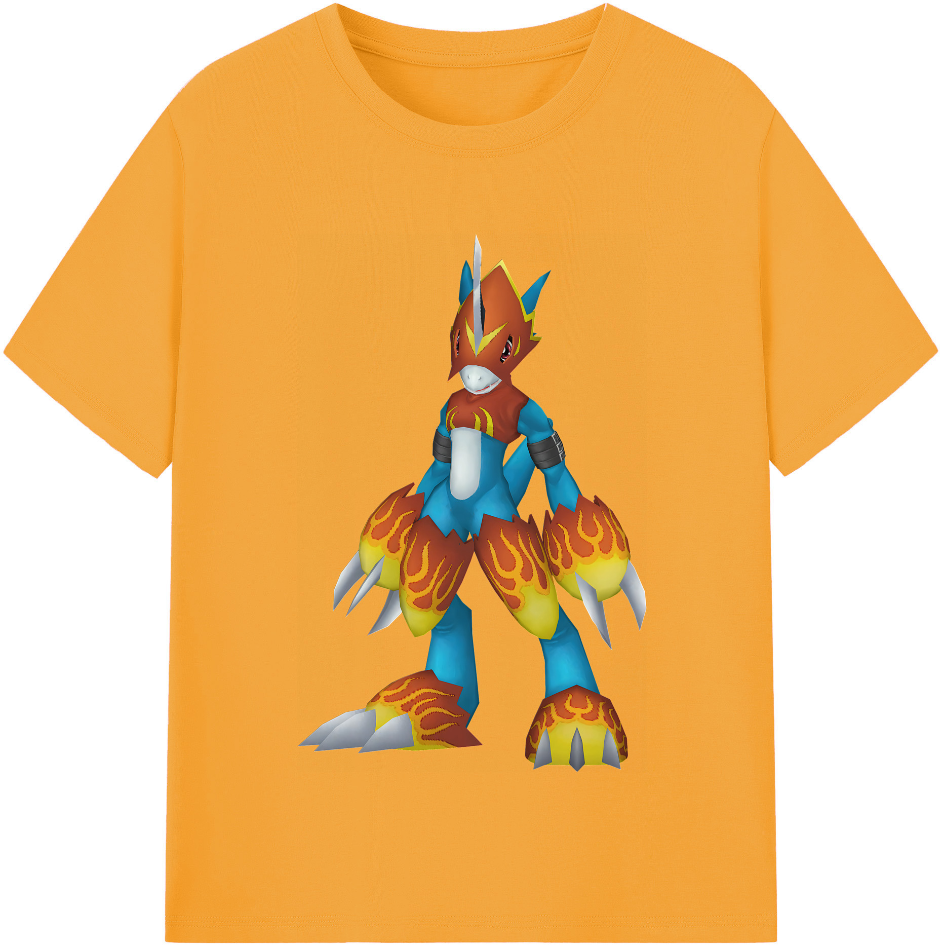 （画像用） Digimon デジタルモンスター/デジモン 綿100％半袖Tシャツ（フロントプリント）