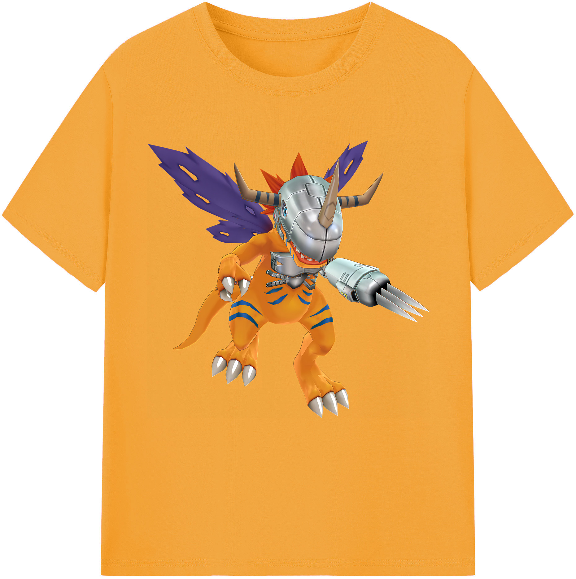 （画像用） Digimon デジタルモンスター/デジモン 綿100％半袖Tシャツ（フロントプリント）