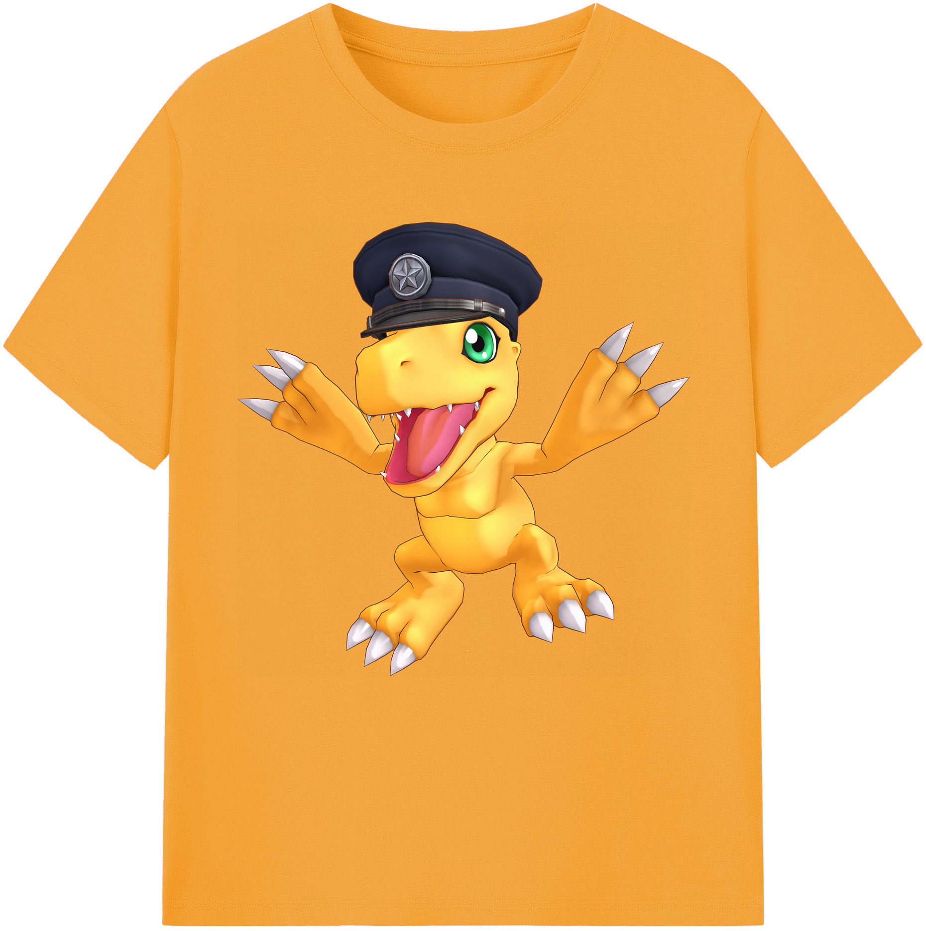 （画像用） Digimon デジタルモンスター/デジモン 綿100％半袖Tシャツ（フロントプリント）