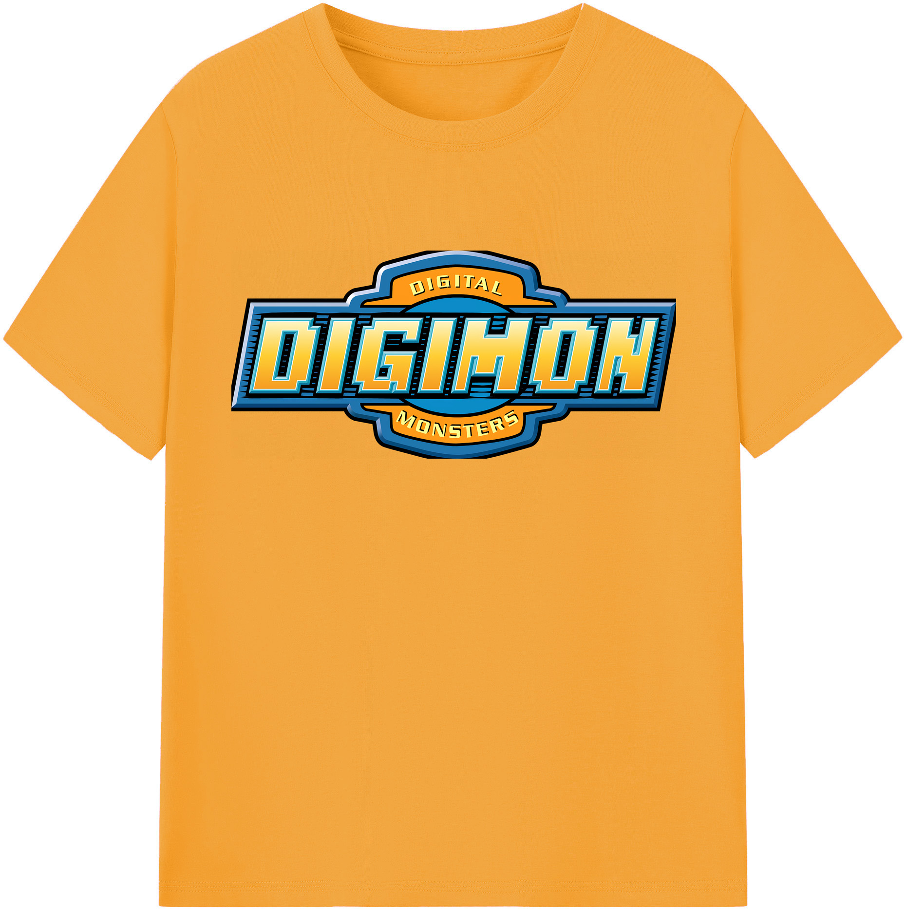 （画像用） Digimon デジタルモンスター/デジモン 綿100％半袖Tシャツ（フロントプリント）