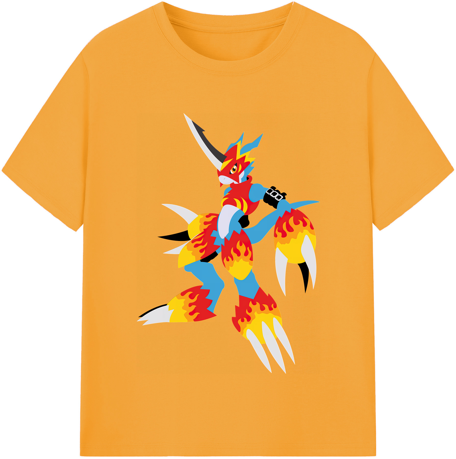 （画像用） Digimon デジタルモンスター/デジモン 綿100％半袖Tシャツ（フロントプリント）