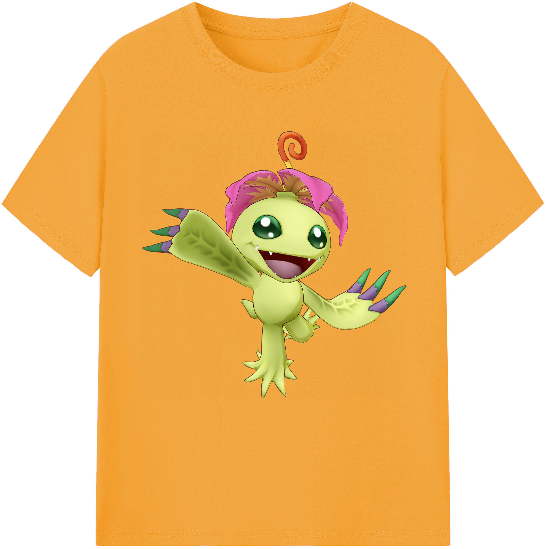 （画像用） Digimon デジタルモンスター/デジモン 綿100％半袖Tシャツ（フロントプリント）
