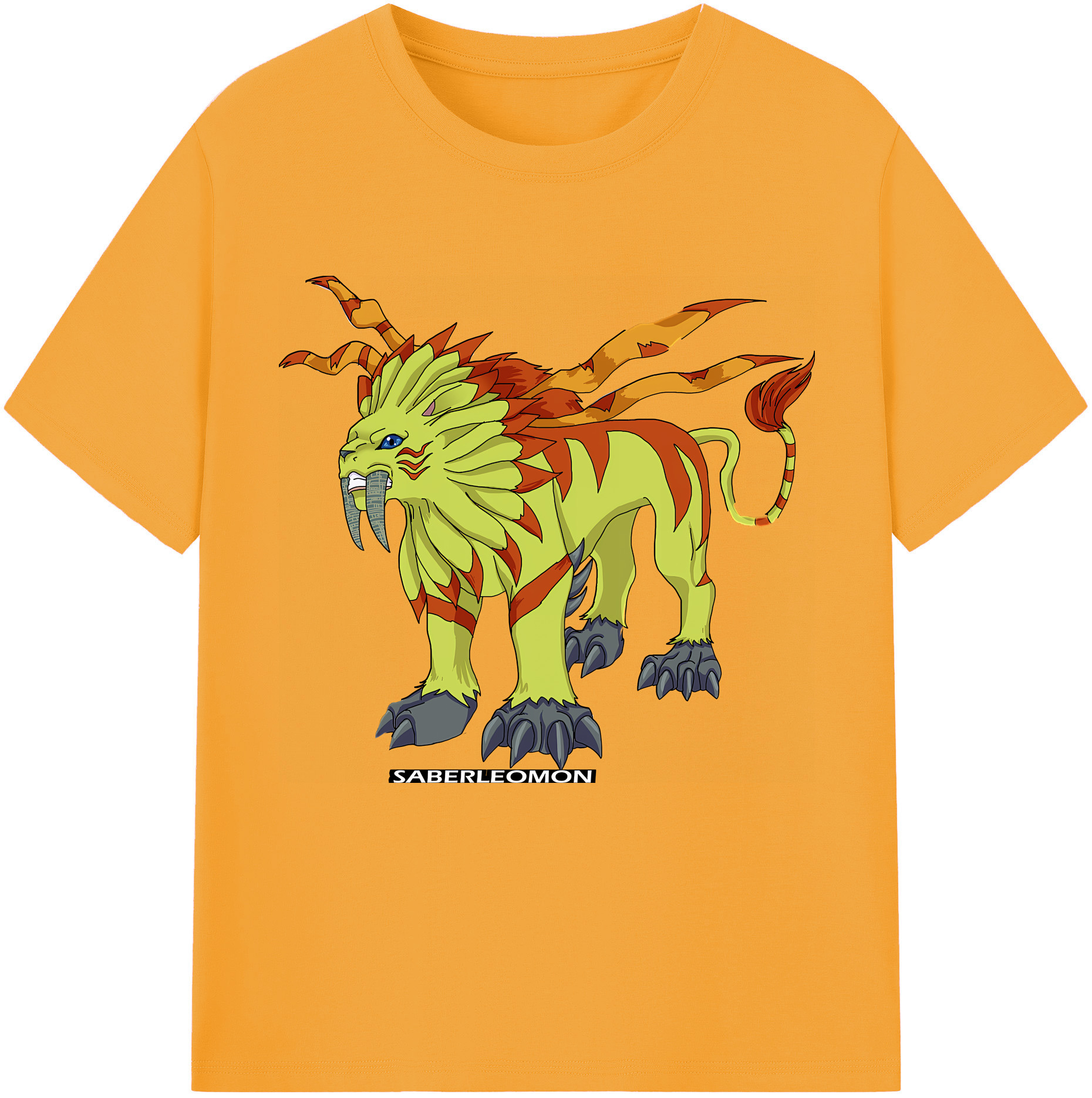 （画像用） Digimon デジタルモンスター/デジモン 綿100％半袖Tシャツ（フロントプリント）