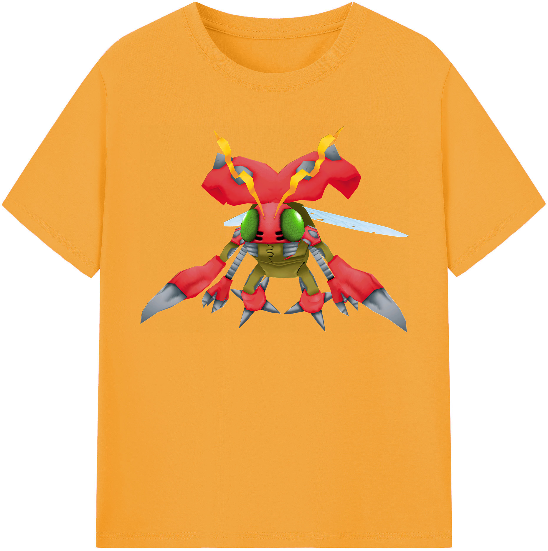 （画像用） Digimon デジタルモンスター/デジモン 綿100％半袖Tシャツ（フロントプリント）