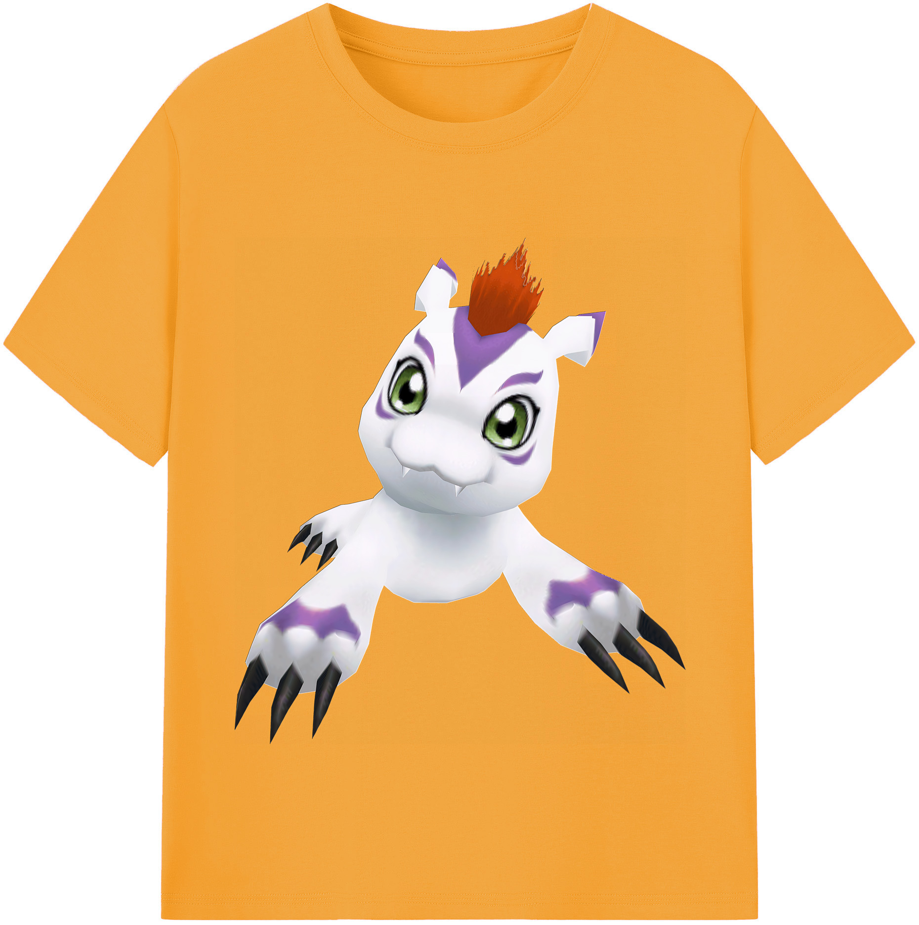 （画像用） Digimon デジタルモンスター/デジモン 綿100％半袖Tシャツ（フロントプリント）
