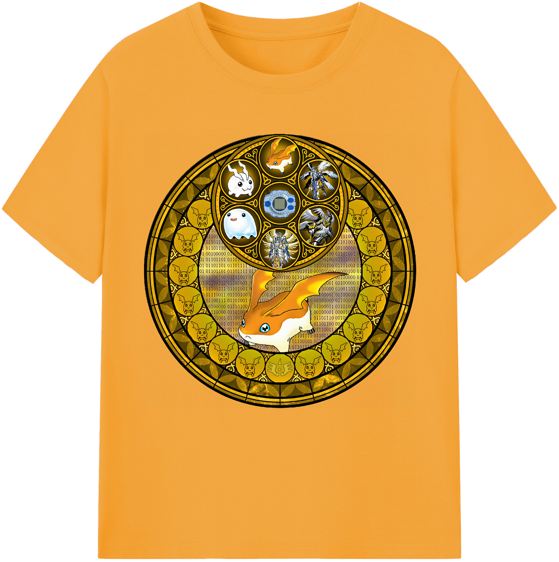 （画像用） Digimon デジタルモンスター/デジモン 綿100％半袖Tシャツ（フロントプリント）
