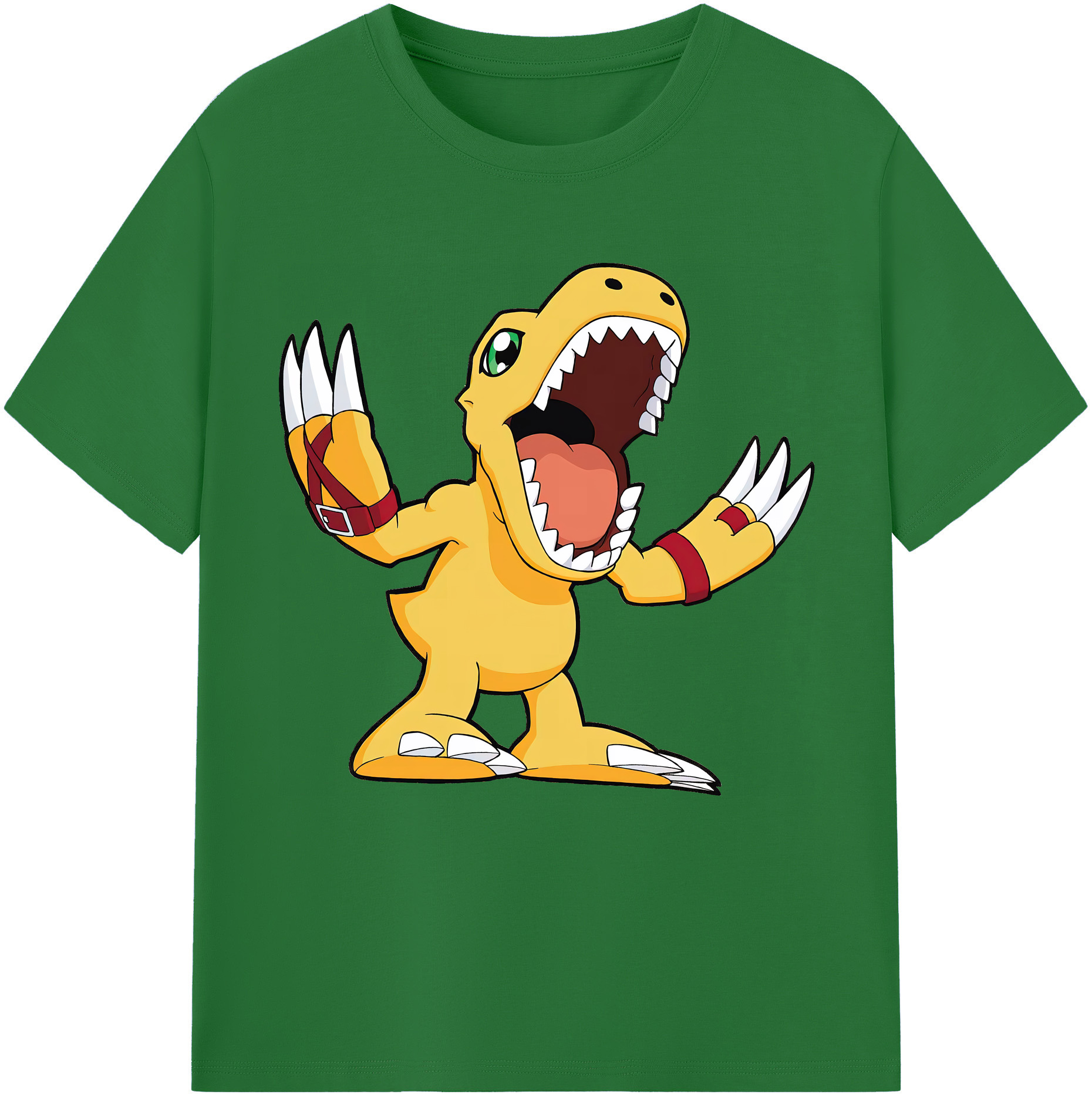 （画像用） Digimon デジタルモンスター/デジモン 綿100％半袖Tシャツ（フロントプリント）