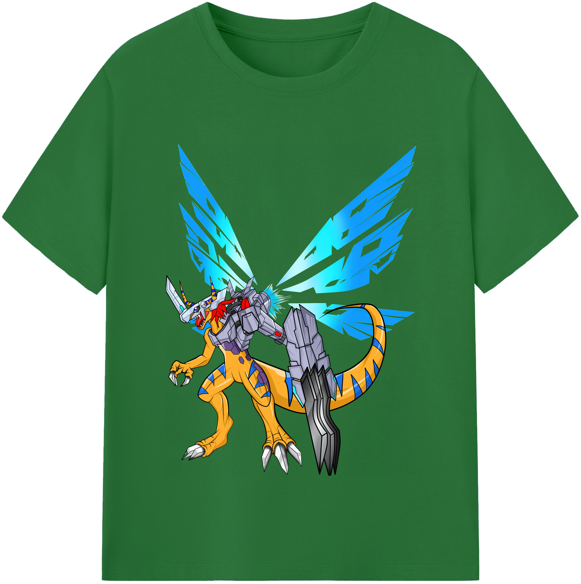 （画像用） Digimon デジタルモンスター/デジモン 綿100％半袖Tシャツ（フロントプリント）
