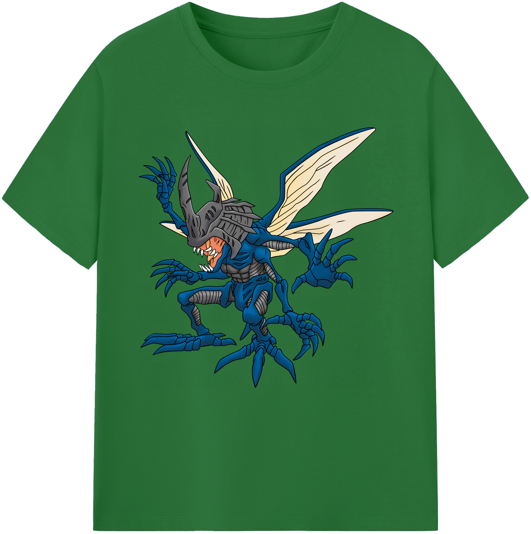 （画像用） Digimon デジタルモンスター/デジモン 綿100％半袖Tシャツ（フロントプリント）