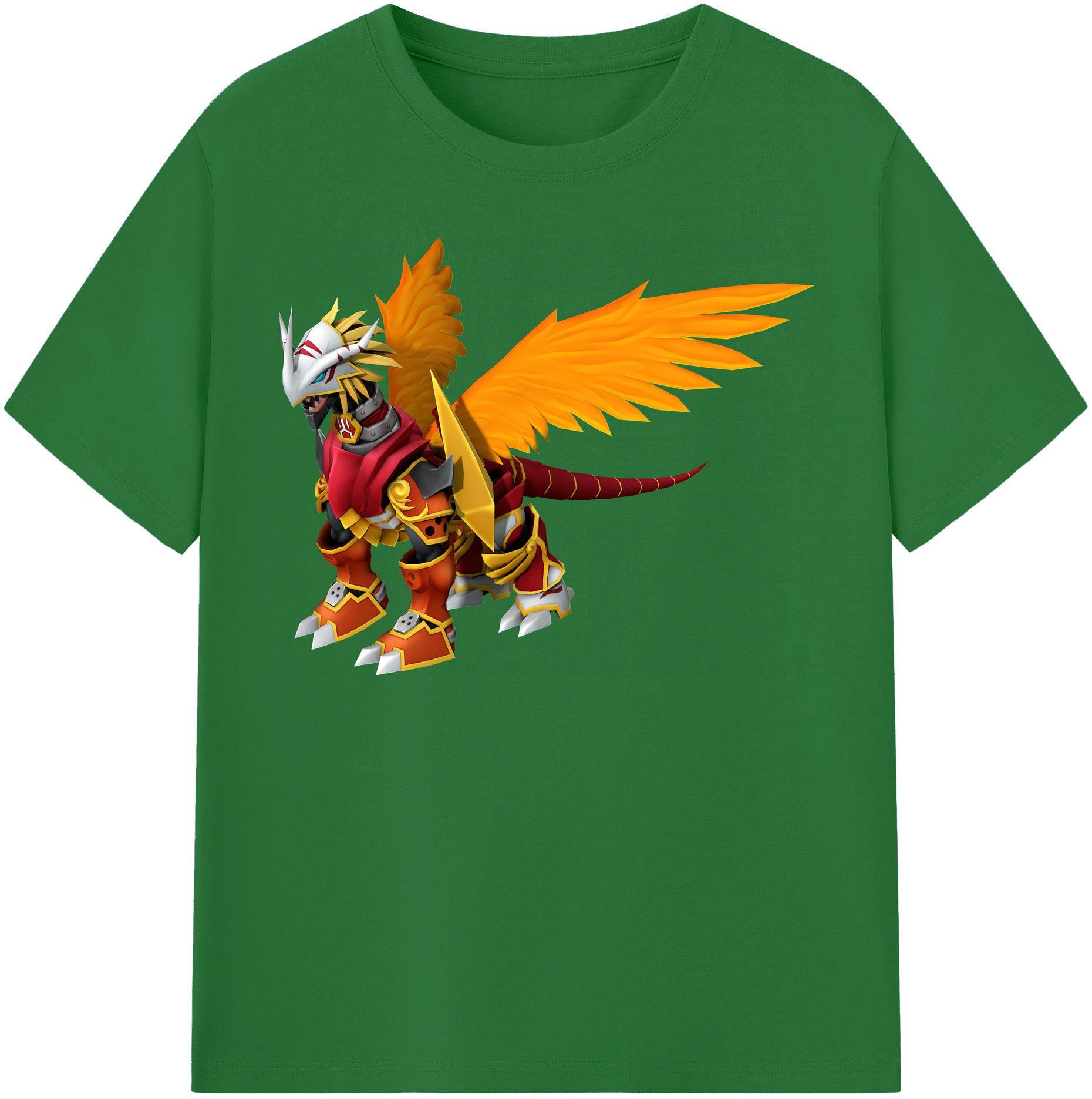（画像用） Digimon デジタルモンスター/デジモン 綿100％半袖Tシャツ（フロントプリント）