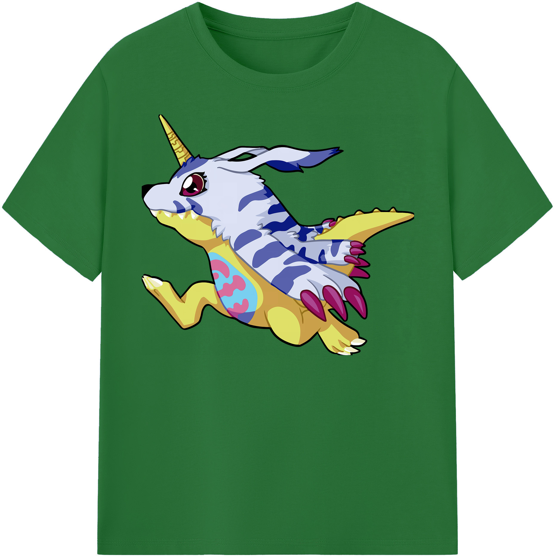 （画像用） Digimon デジタルモンスター/デジモン 綿100％半袖Tシャツ（フロントプリント）