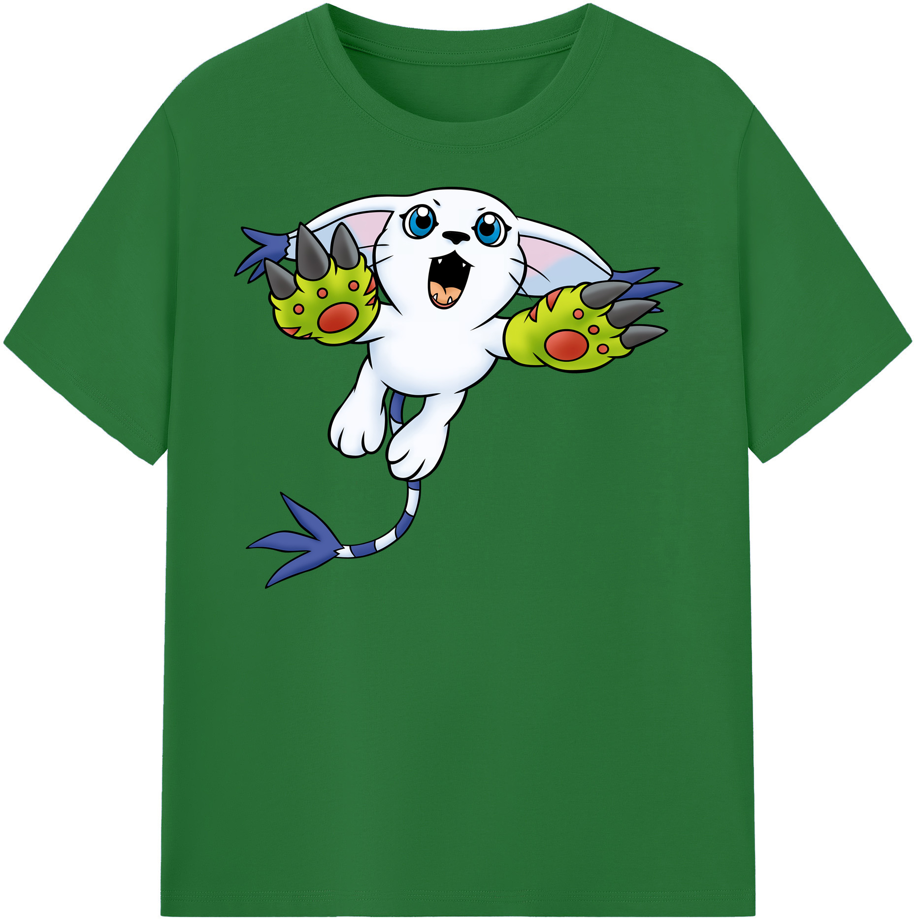 （画像用） Digimon デジタルモンスター/デジモン 綿100％半袖Tシャツ（フロントプリント）