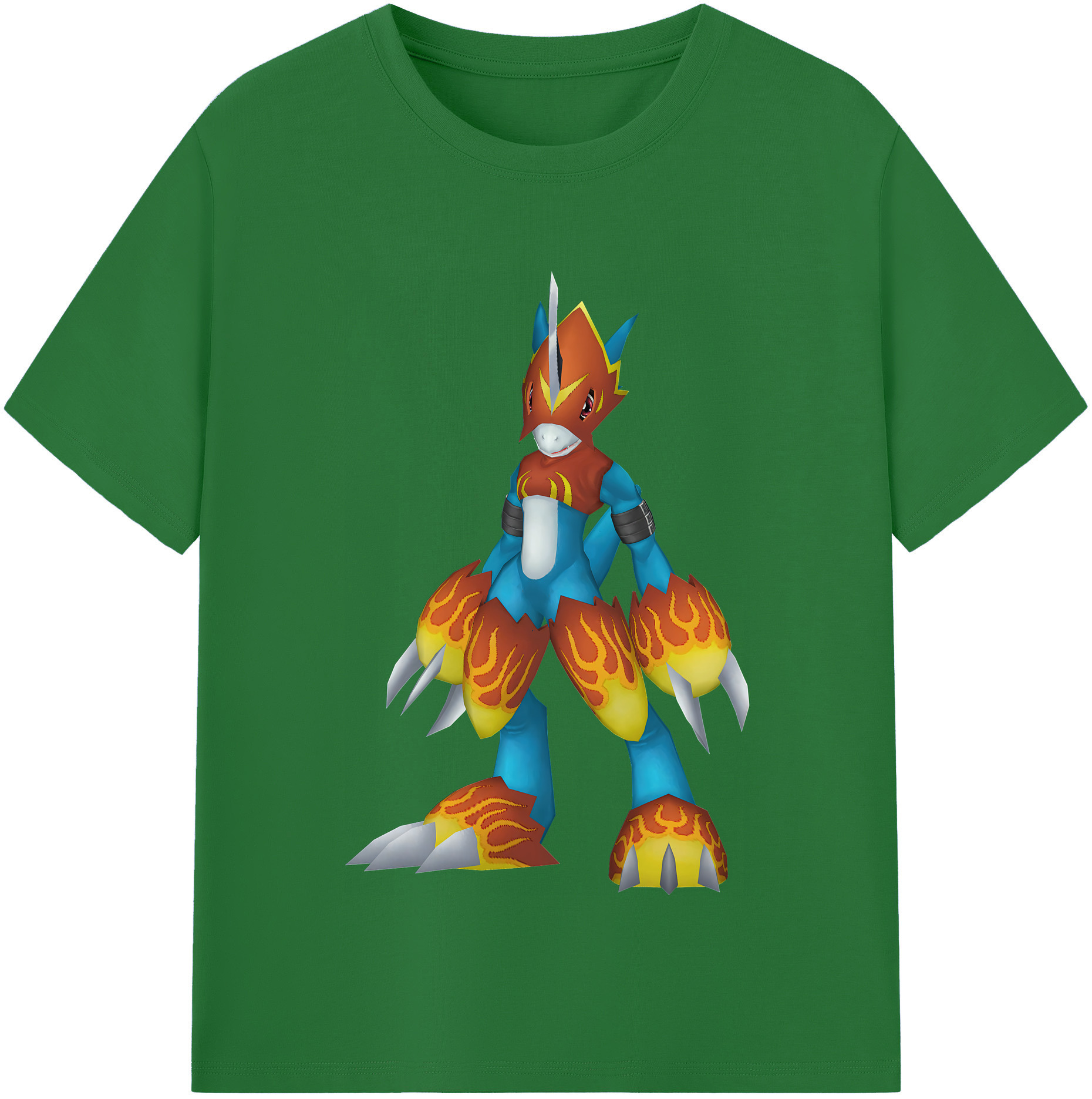 （画像用） Digimon デジタルモンスター/デジモン 綿100％半袖Tシャツ（フロントプリント）