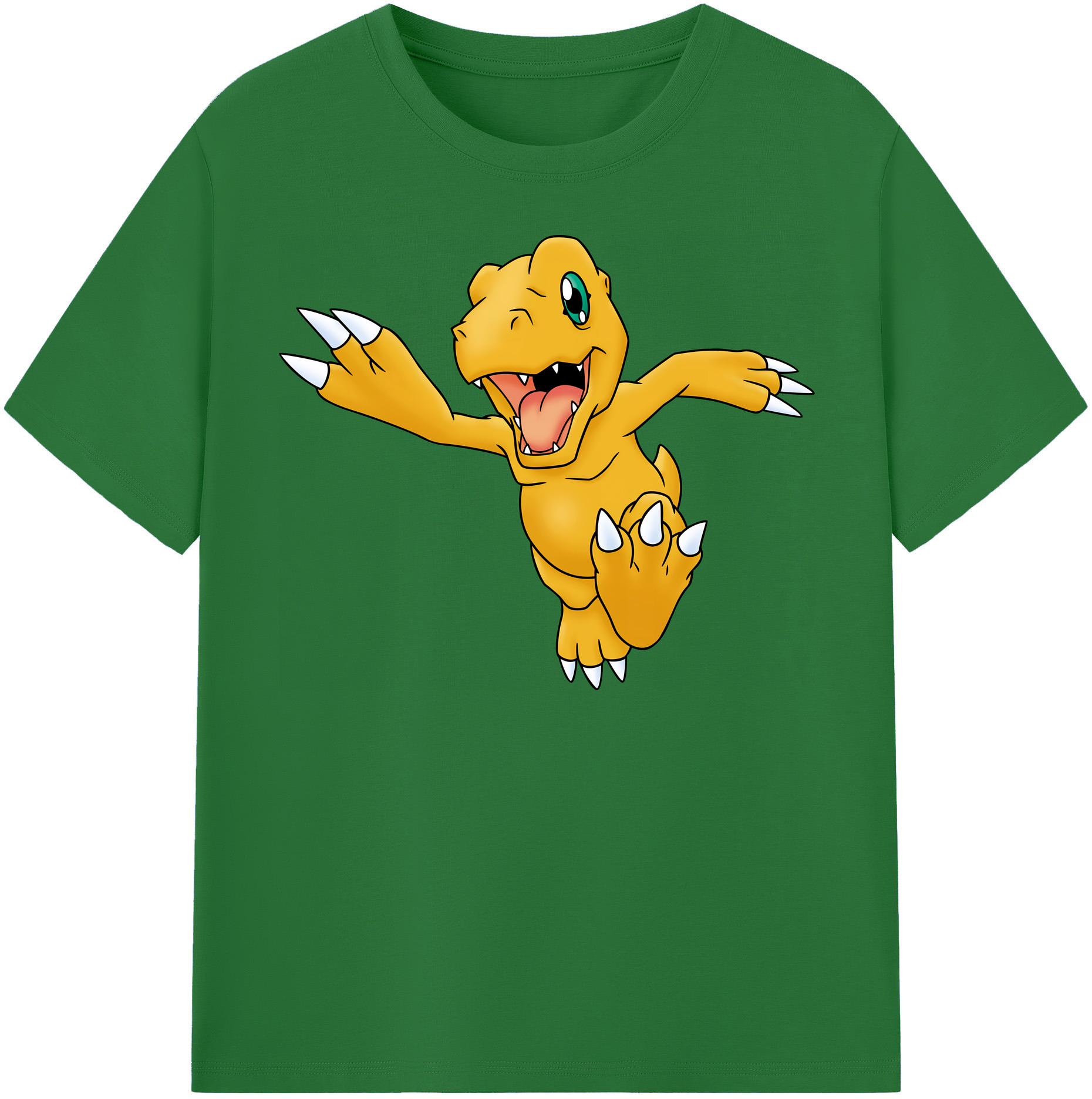 （画像用） Digimon デジタルモンスター/デジモン 綿100％半袖Tシャツ（フロントプリント）