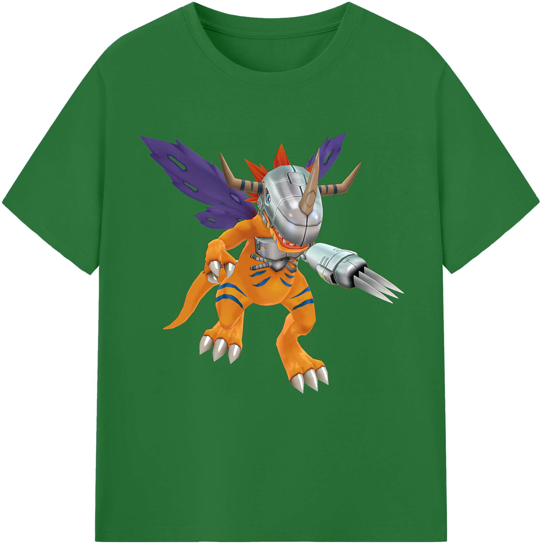 （画像用） Digimon デジタルモンスター/デジモン 綿100％半袖Tシャツ（フロントプリント）