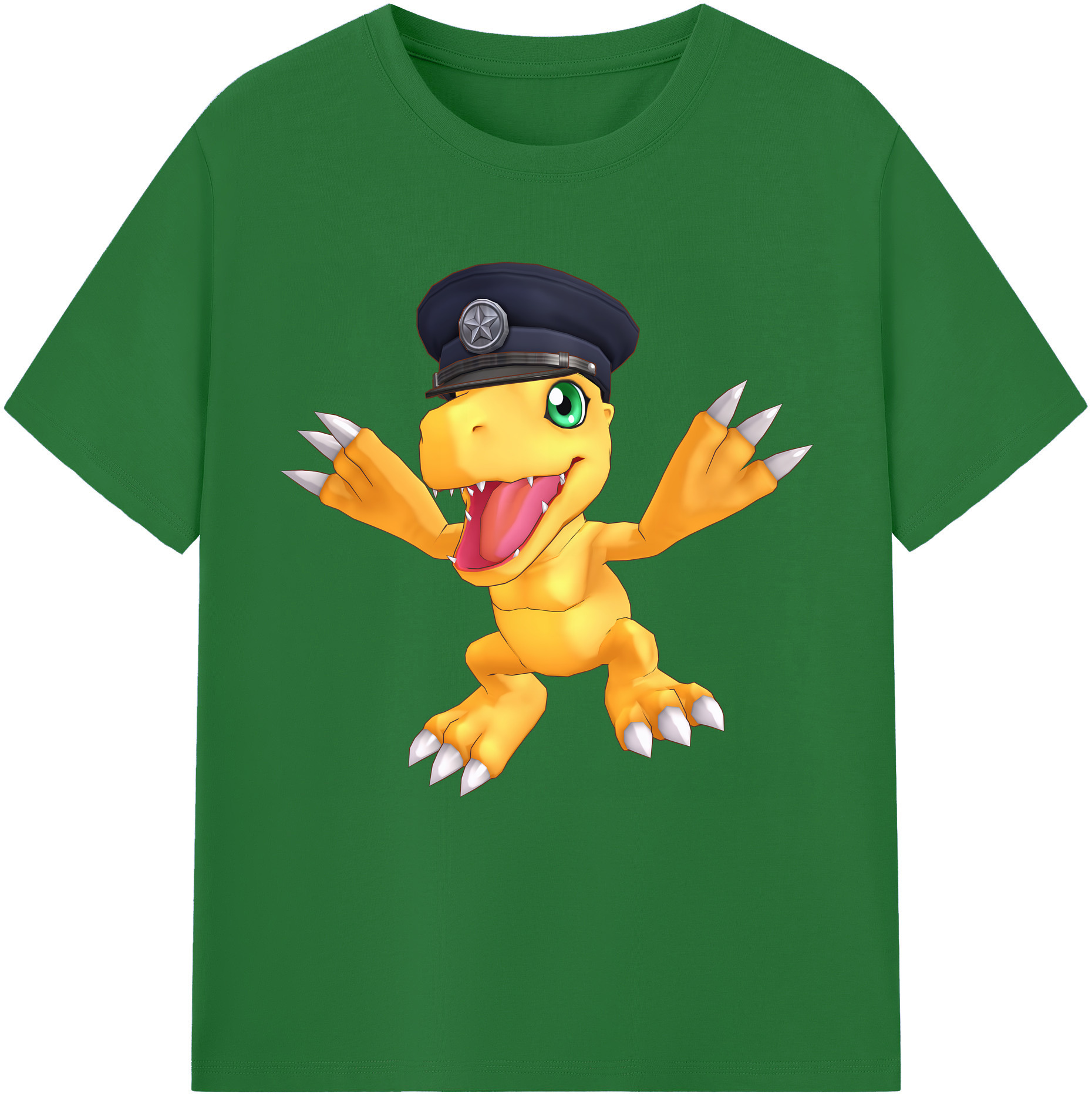 （画像用） Digimon デジタルモンスター/デジモン 綿100％半袖Tシャツ（フロントプリント）