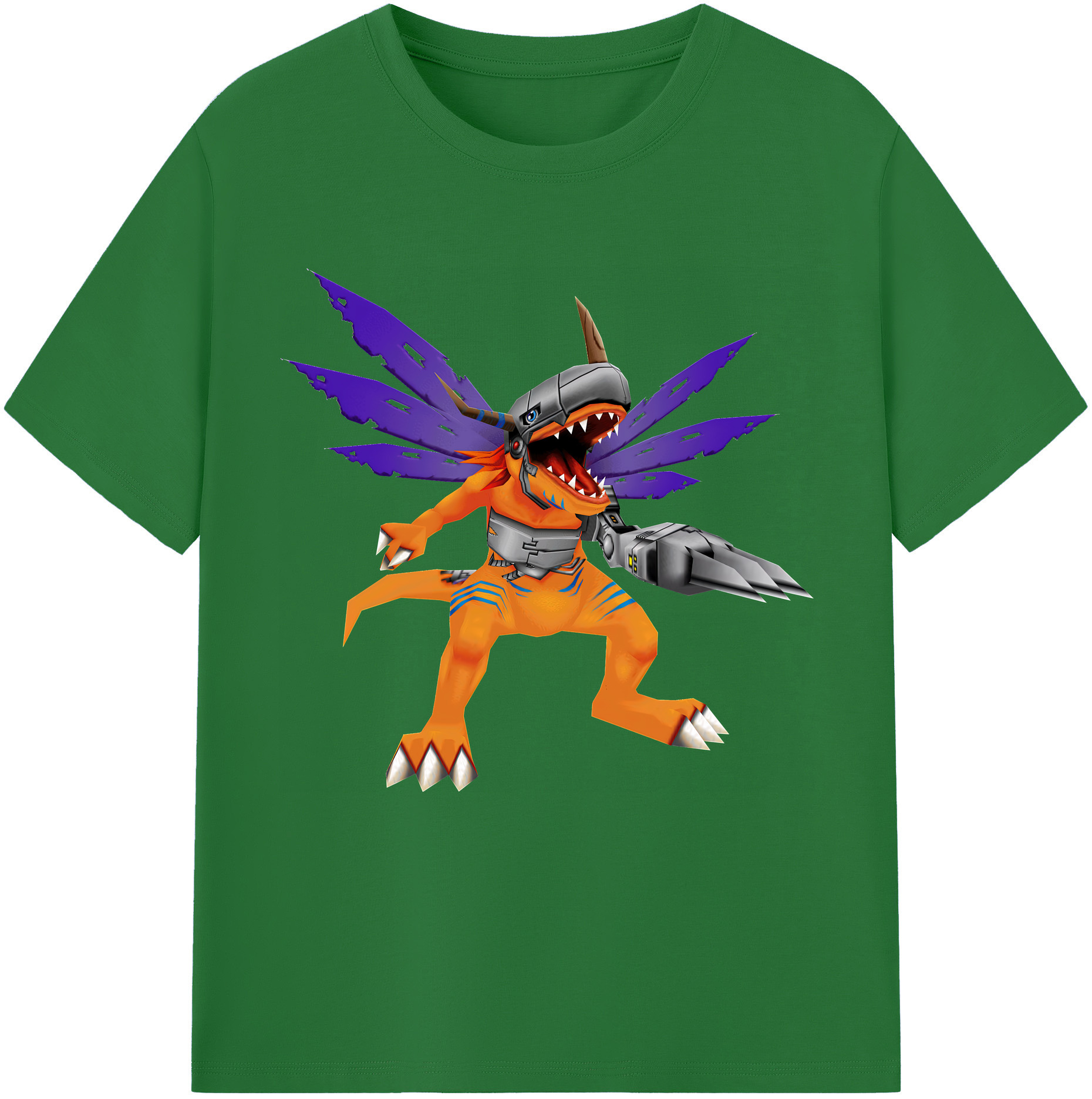 （画像用） Digimon デジタルモンスター/デジモン 綿100％半袖Tシャツ（フロントプリント）