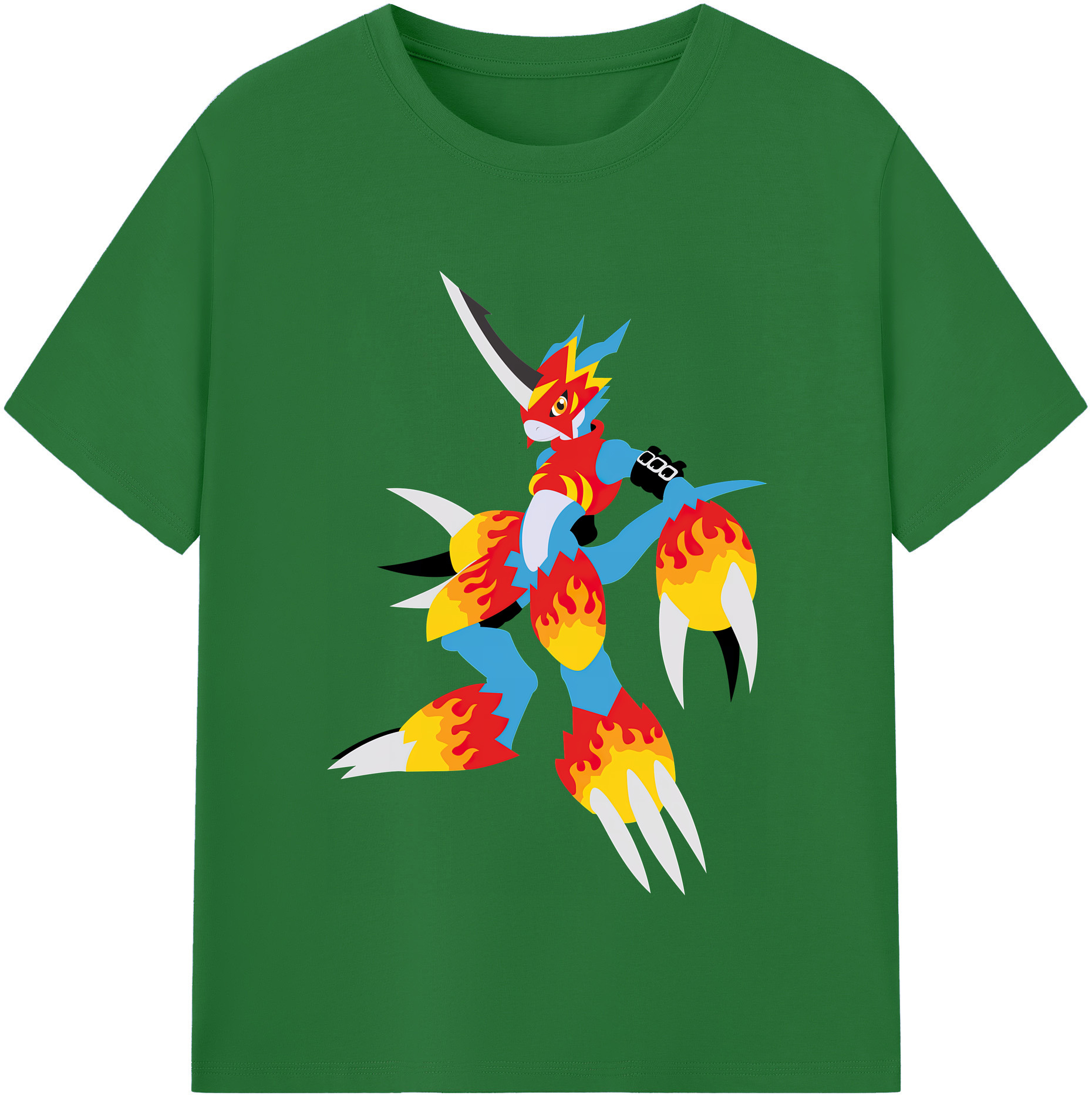 （画像用） Digimon デジタルモンスター/デジモン 綿100％半袖Tシャツ（フロントプリント）
