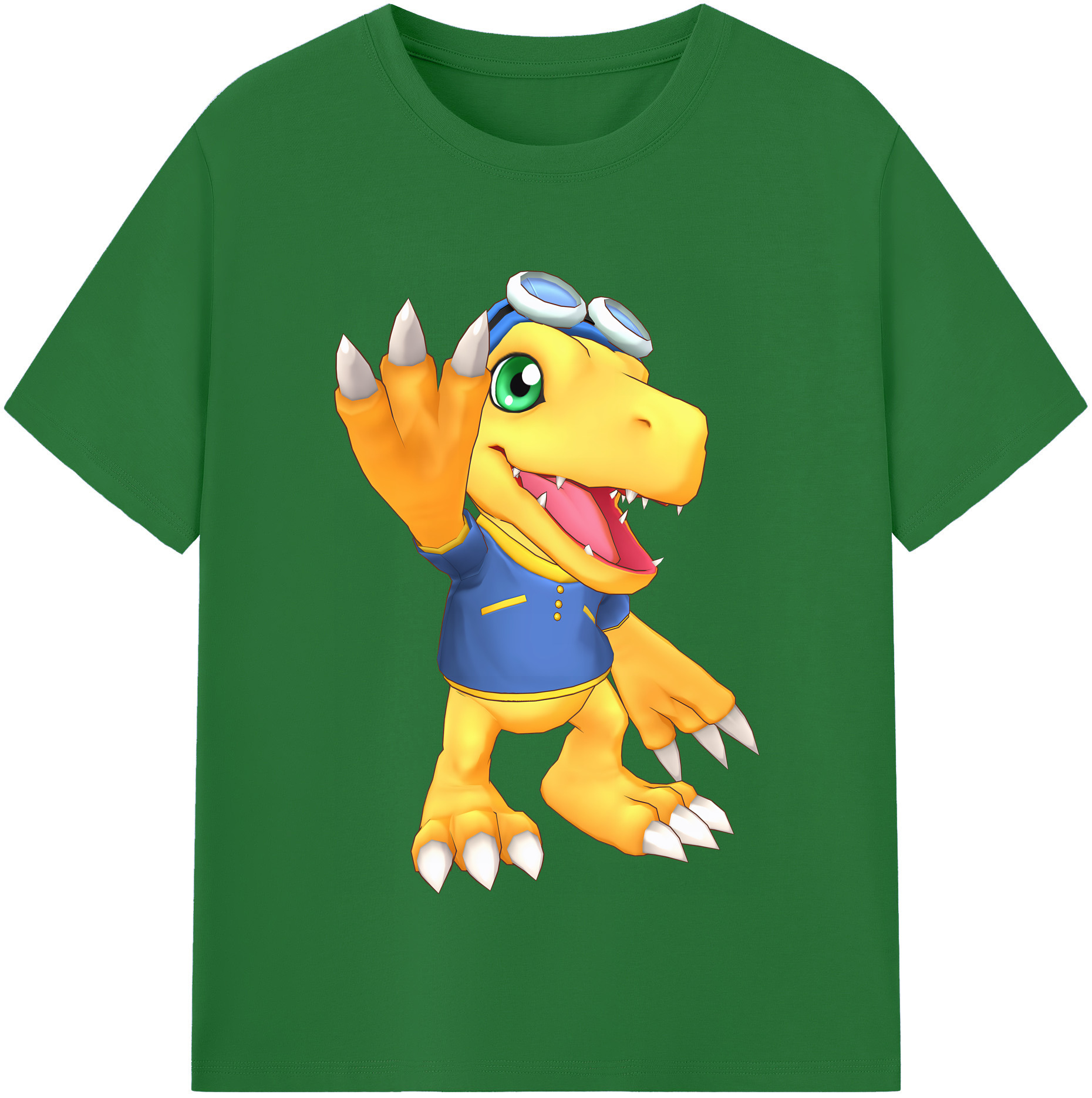 （画像用） Digimon デジタルモンスター/デジモン 綿100％半袖Tシャツ（フロントプリント）