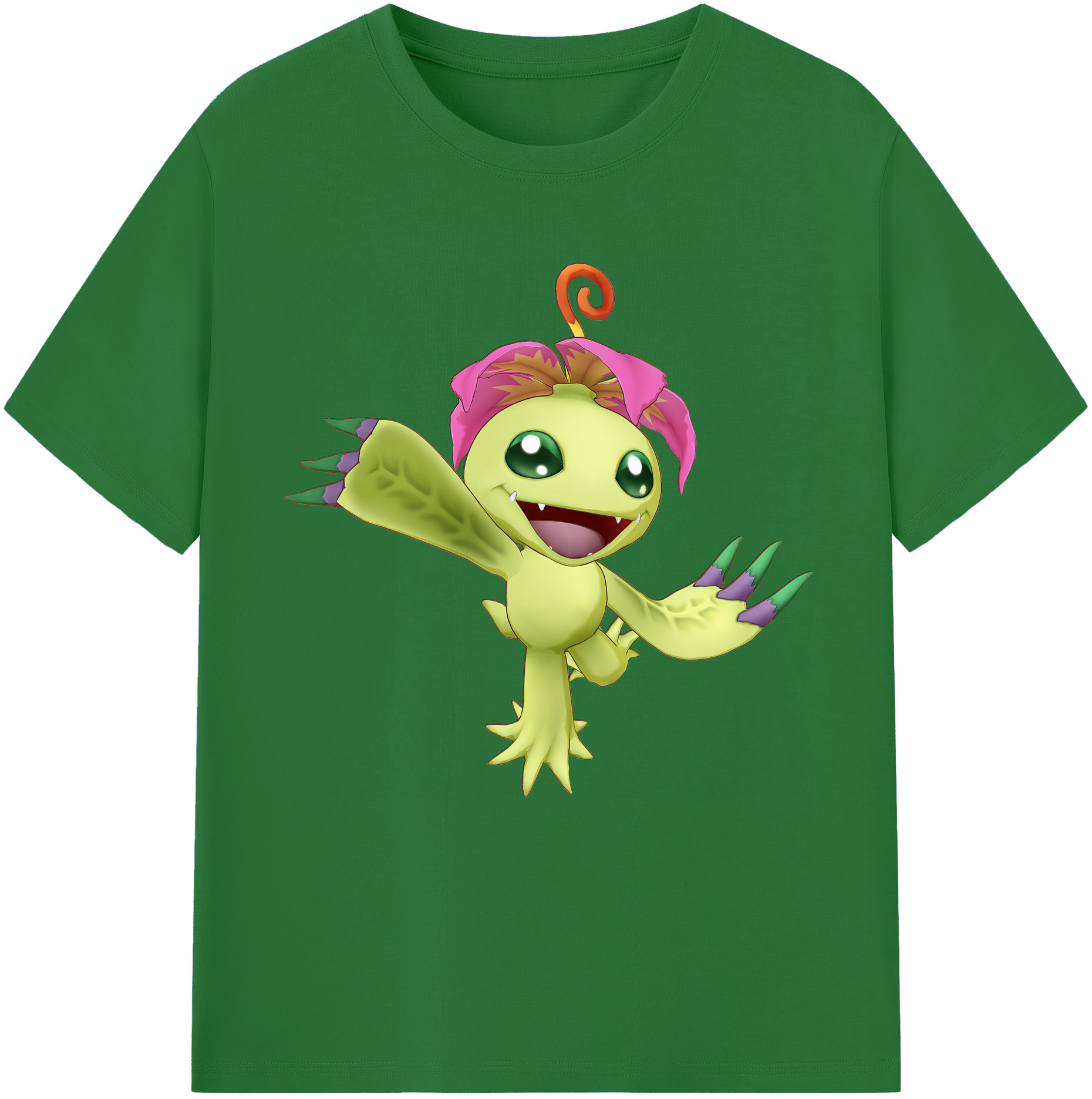 （画像用） Digimon デジタルモンスター/デジモン 綿100％半袖Tシャツ（フロントプリント）