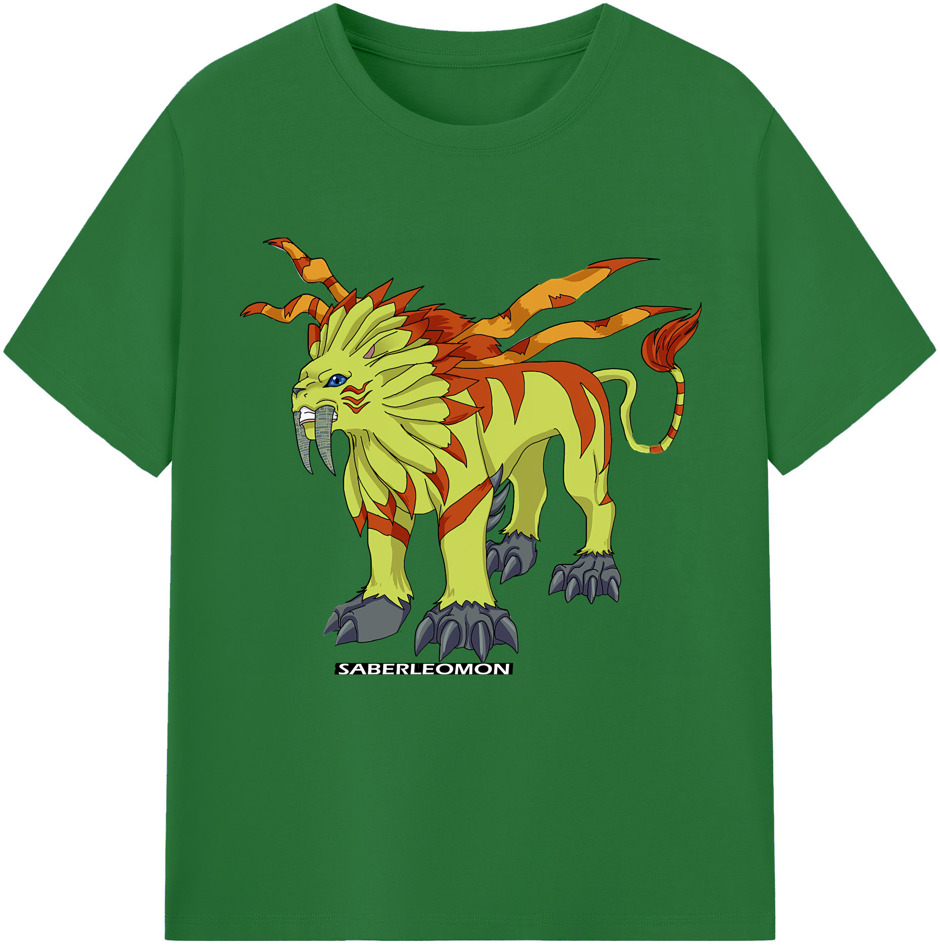 （画像用） Digimon デジタルモンスター/デジモン 綿100％半袖Tシャツ（フロントプリント）