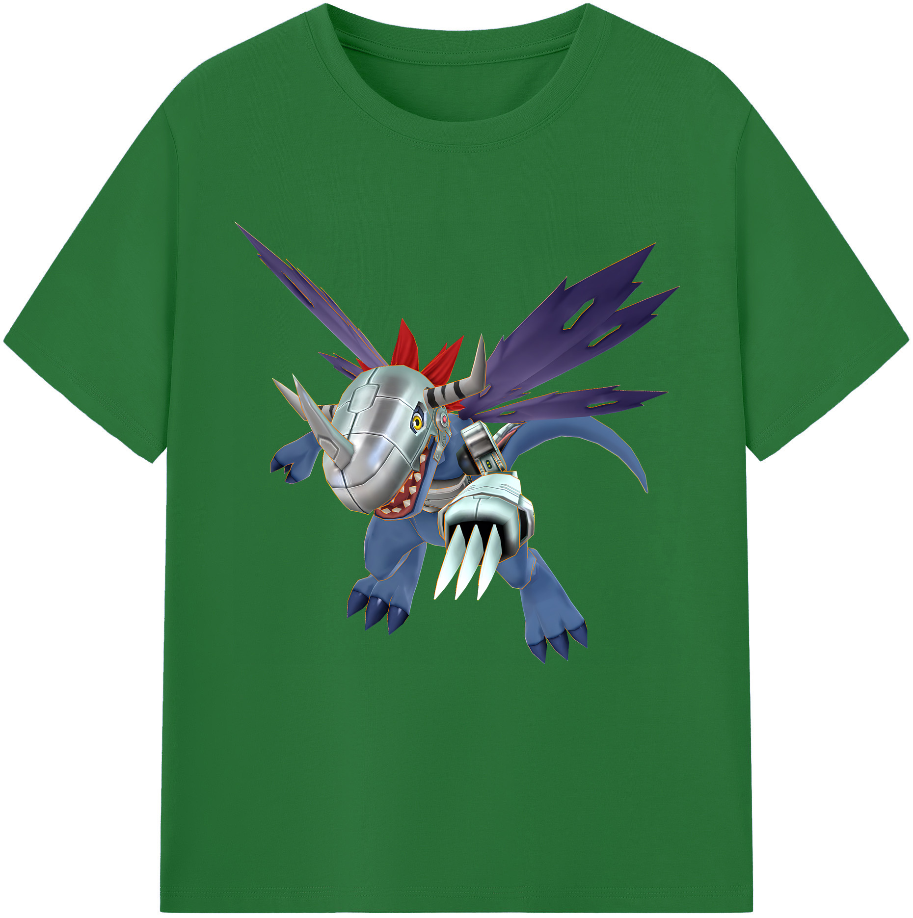 （画像用） Digimon デジタルモンスター/デジモン 綿100％半袖Tシャツ（フロントプリント）