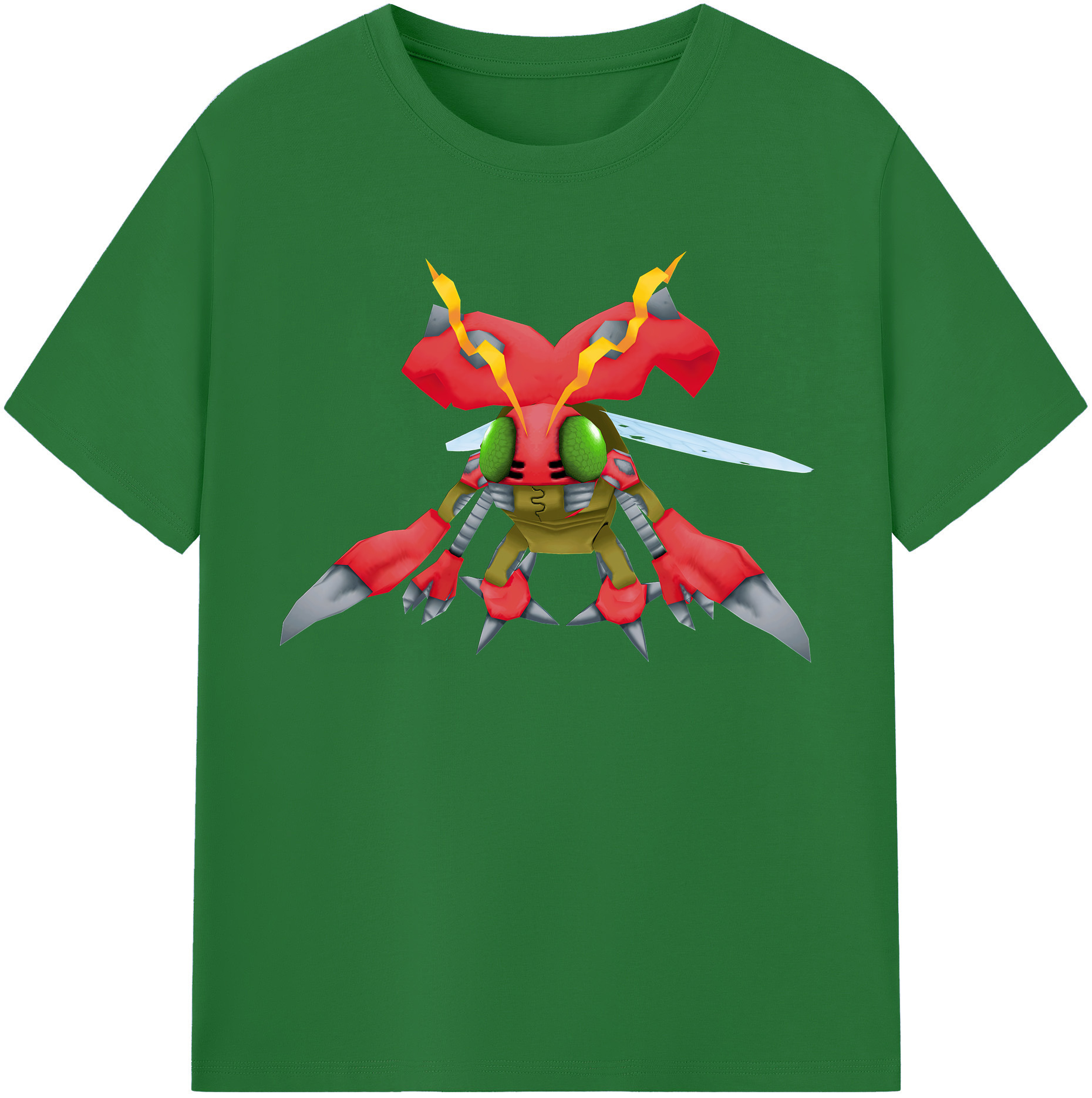 （画像用） Digimon デジタルモンスター/デジモン 綿100％半袖Tシャツ（フロントプリント）