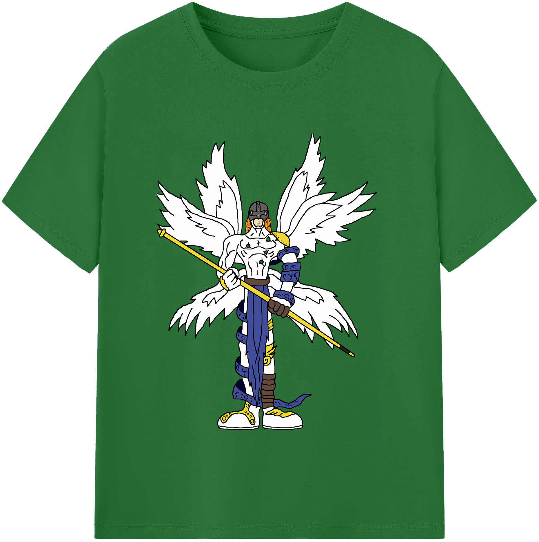 （画像用） Digimon デジタルモンスター/デジモン 綿100％半袖Tシャツ（フロントプリント）