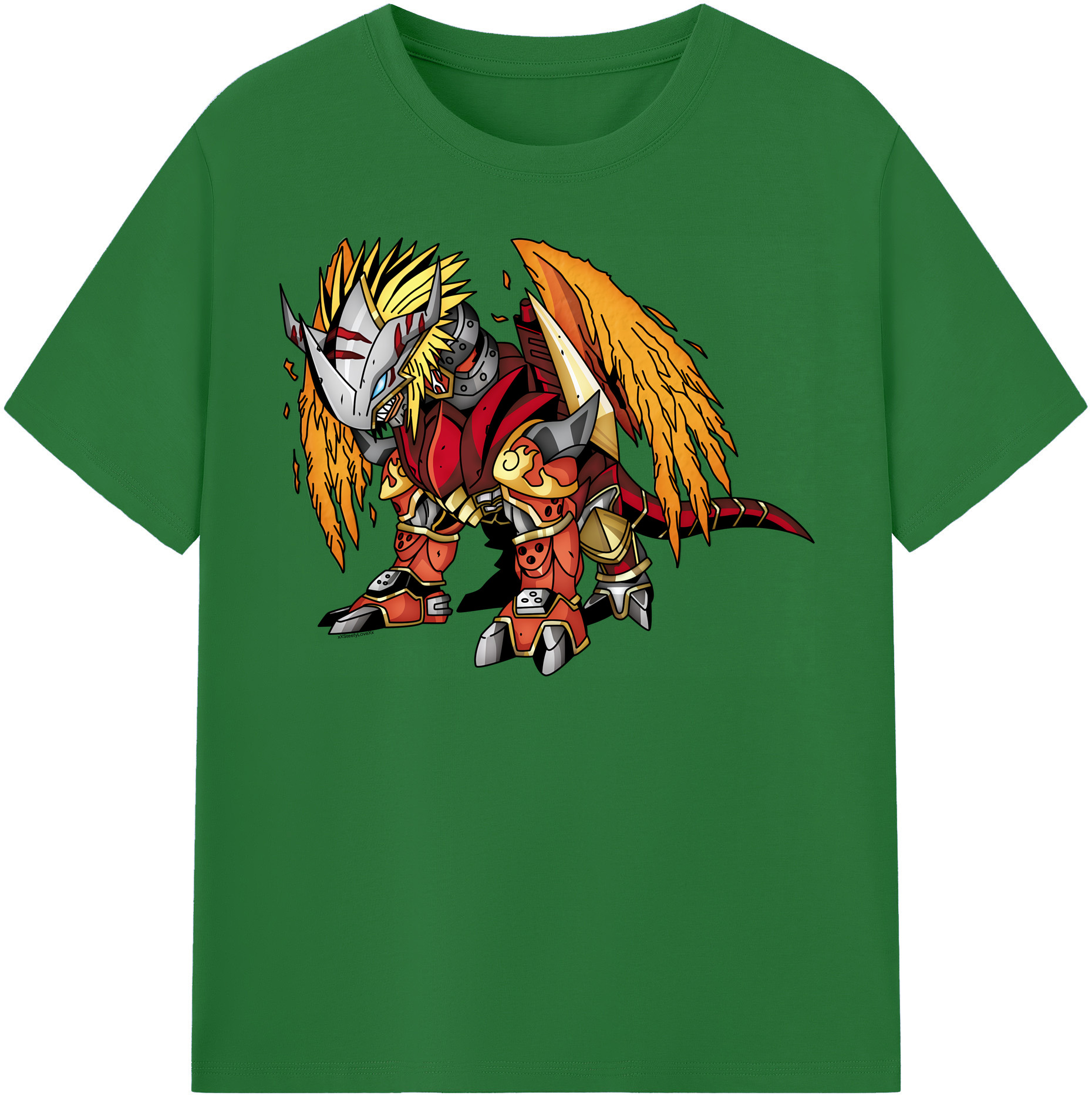 （画像用） Digimon デジタルモンスター/デジモン 綿100％半袖Tシャツ（フロントプリント）
