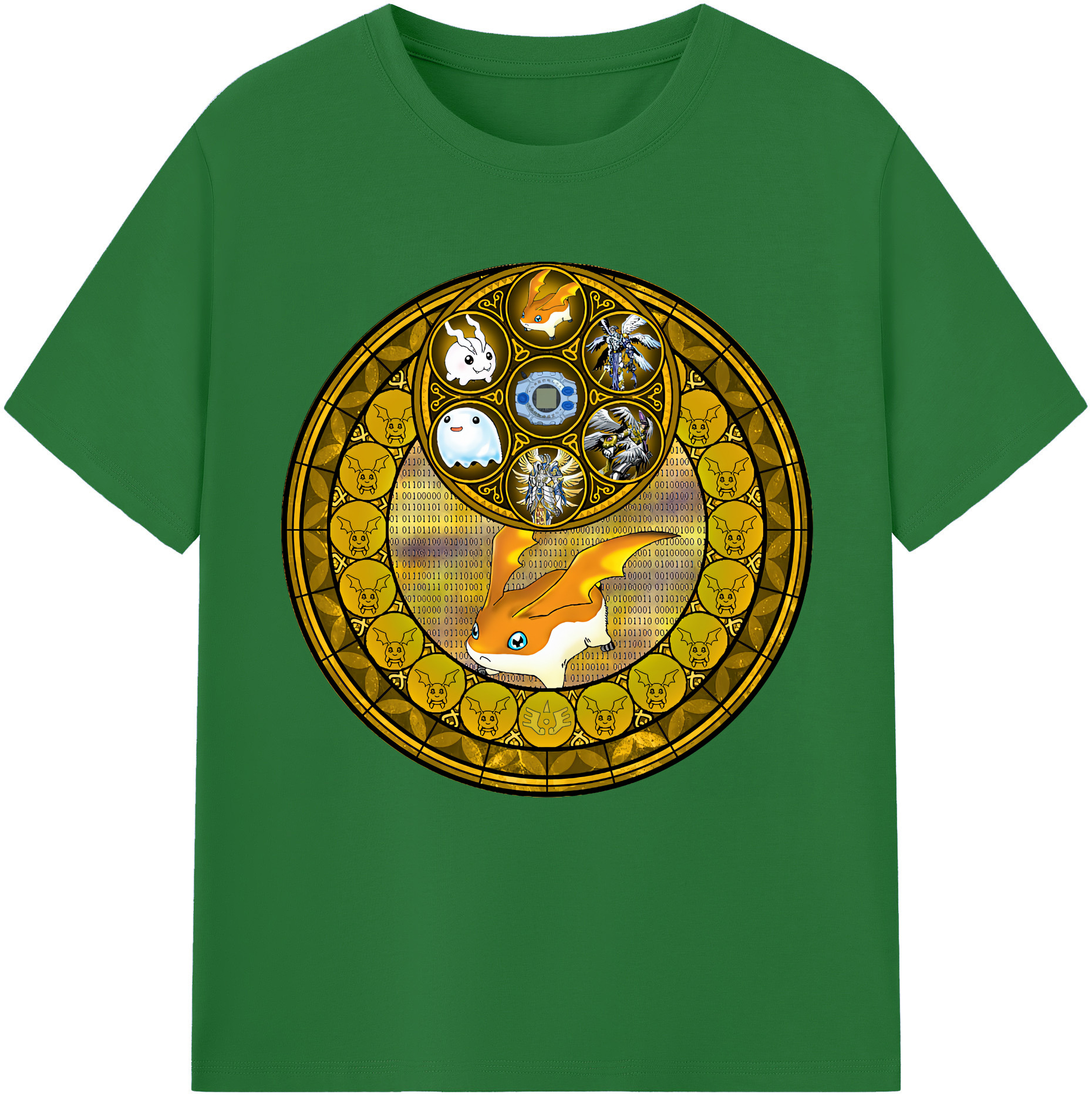 （画像用） Digimon デジタルモンスター/デジモン 綿100％半袖Tシャツ（フロントプリント）