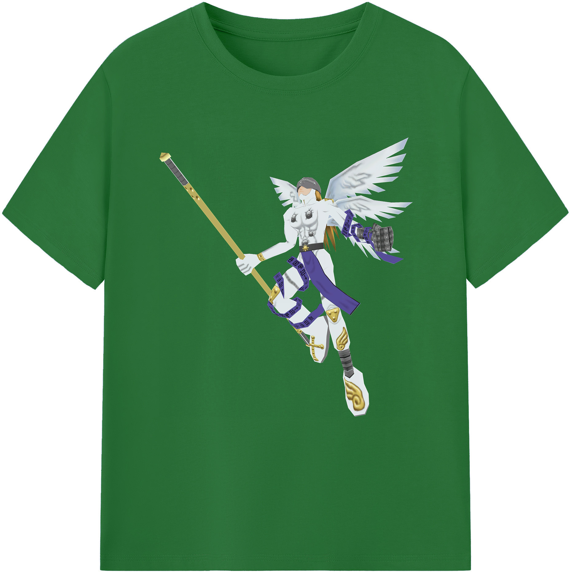 （画像用） Digimon デジタルモンスター/デジモン 綿100％半袖Tシャツ（フロントプリント）