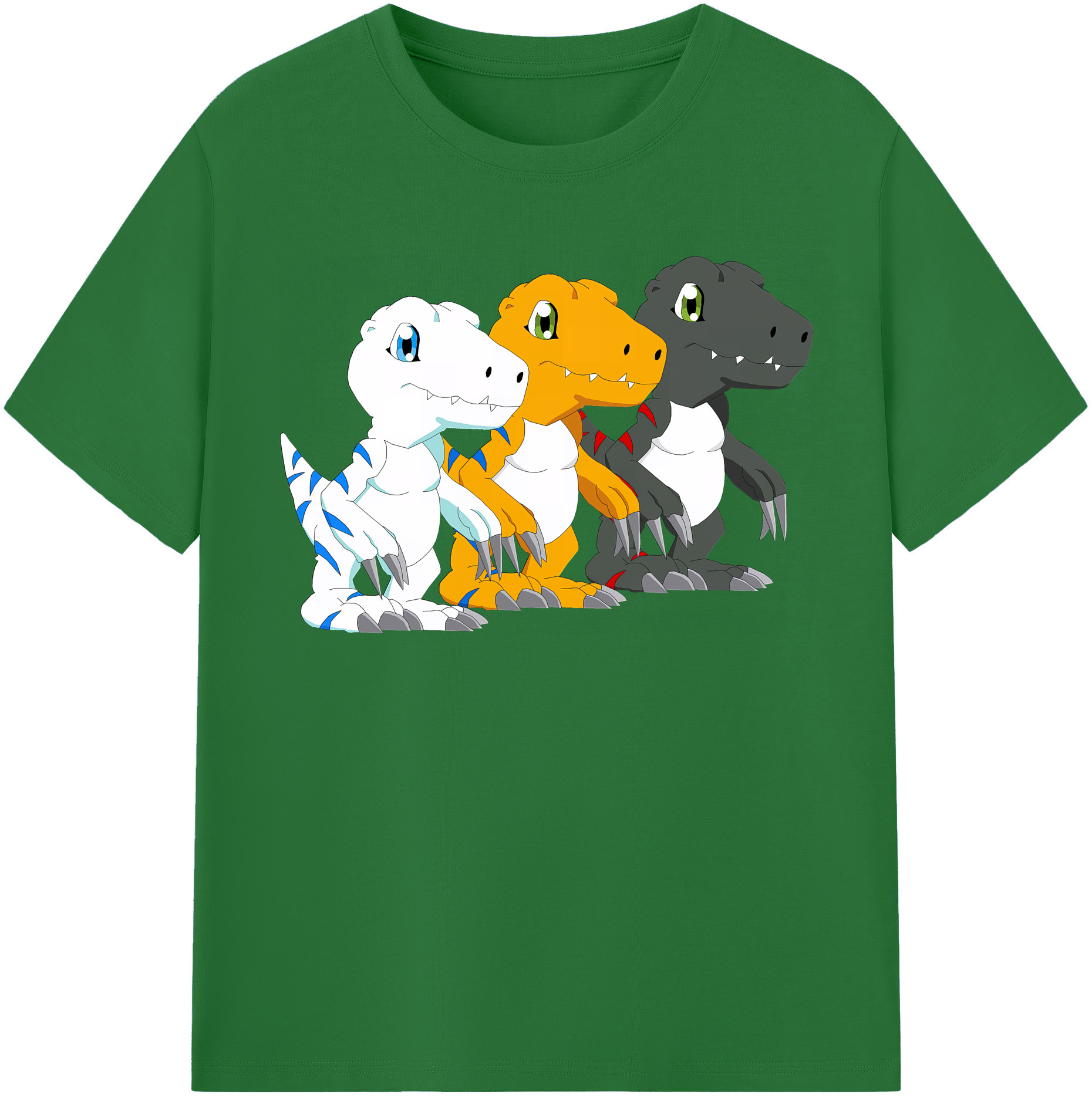 （画像用） Digimon デジタルモンスター/デジモン 綿100％半袖Tシャツ（フロントプリント）