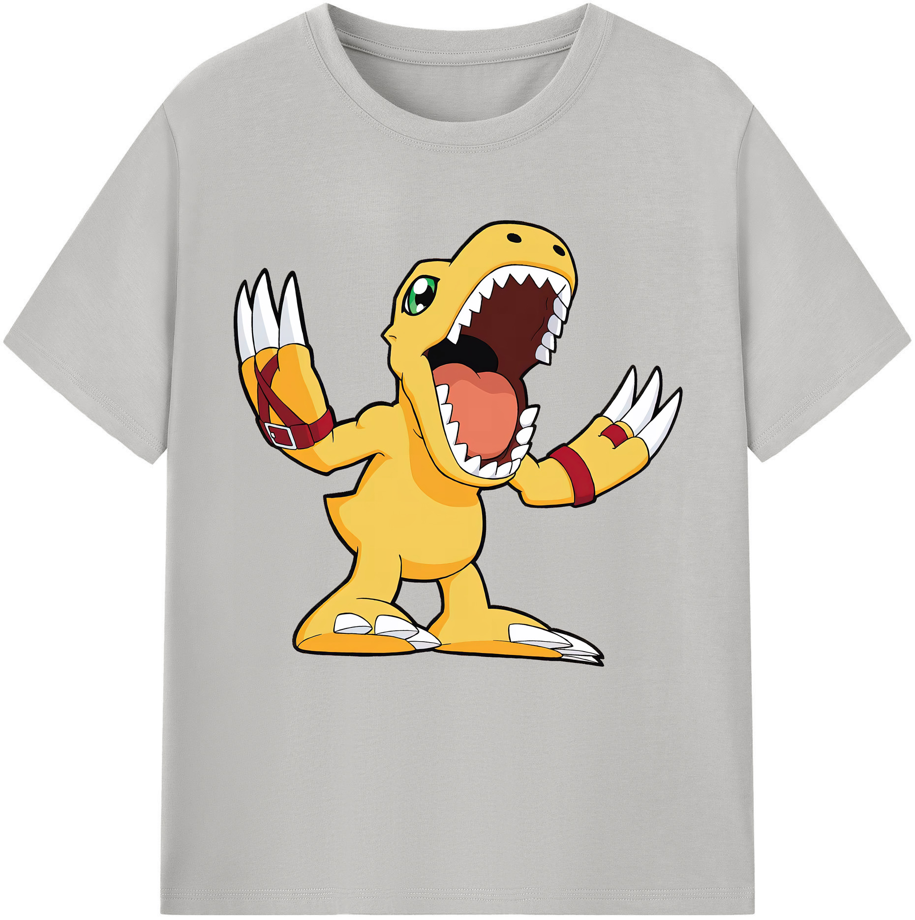 （画像用） Digimon デジタルモンスター/デジモン 綿100％半袖Tシャツ（フロントプリント）