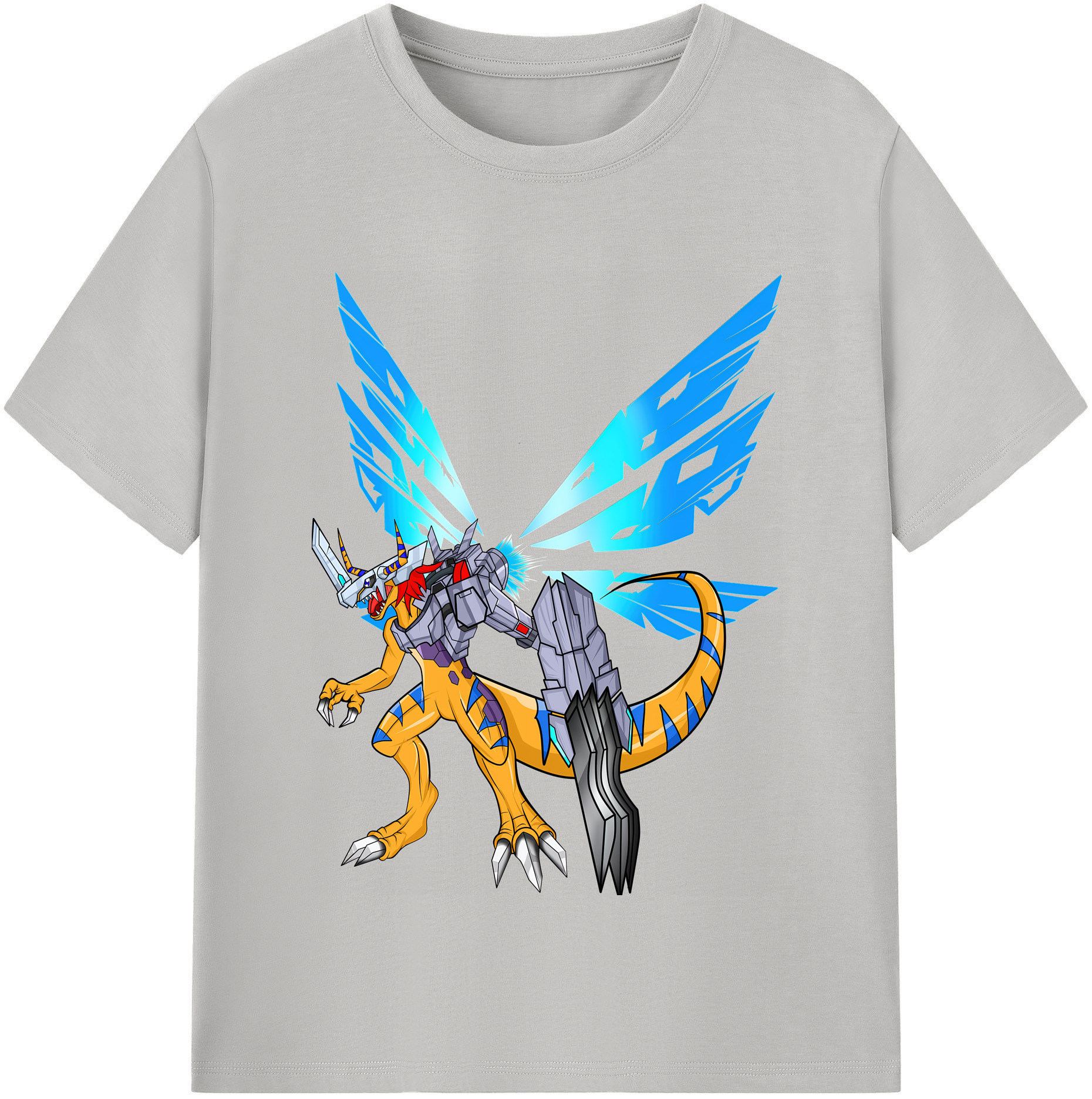 （画像用） Digimon デジタルモンスター/デジモン 綿100％半袖Tシャツ（フロントプリント）
