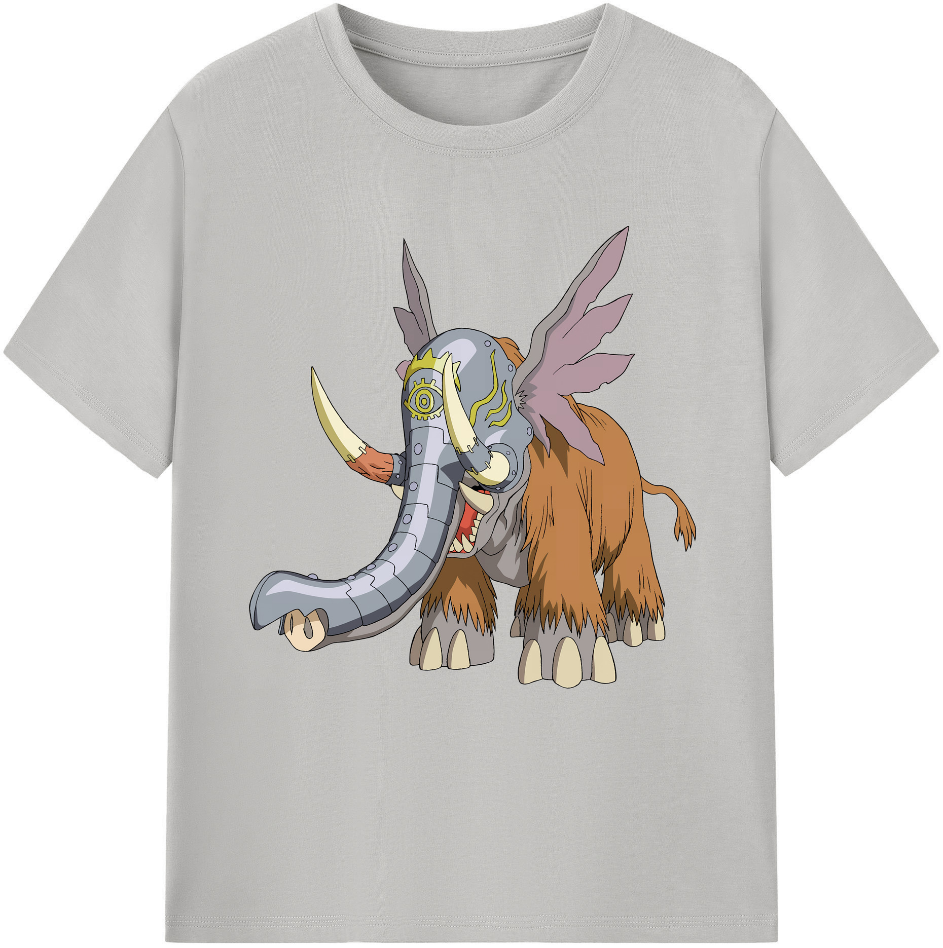（画像用） Digimon デジタルモンスター/デジモン 綿100％半袖Tシャツ（フロントプリント）