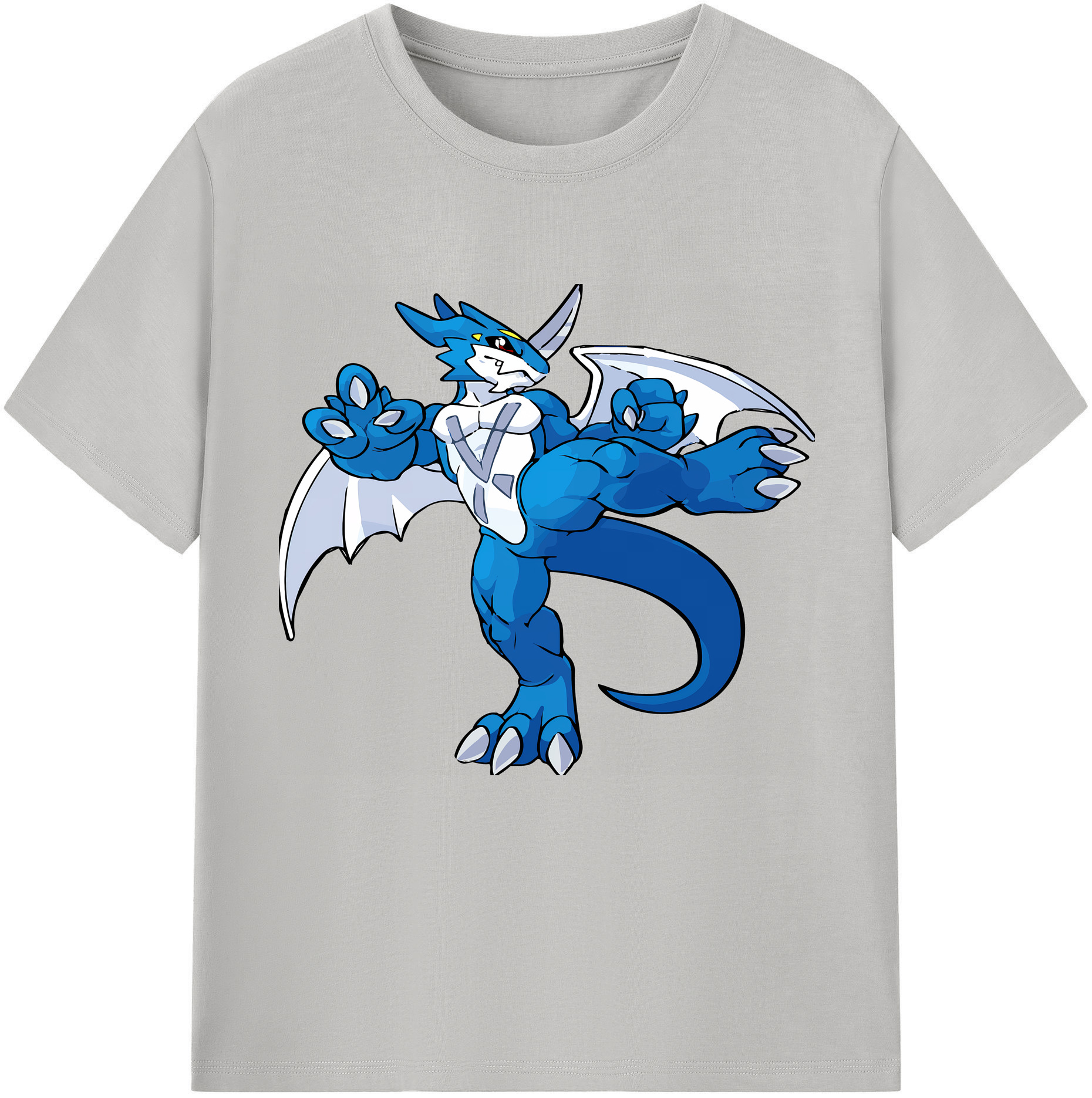 （画像用） Digimon デジタルモンスター/デジモン 綿100％半袖Tシャツ（フロントプリント）