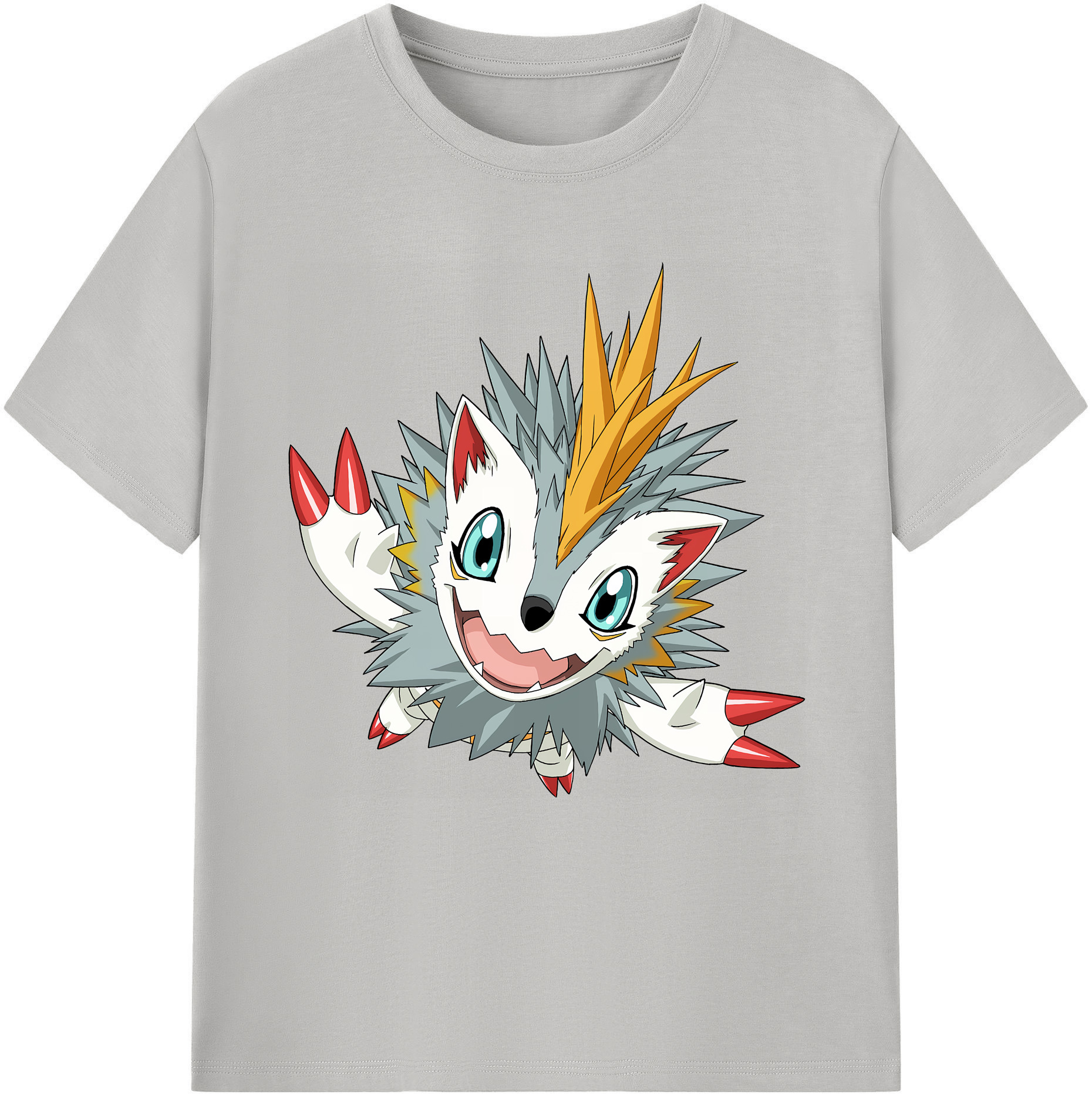 （画像用） Digimon デジタルモンスター/デジモン 綿100％半袖Tシャツ（フロントプリント）