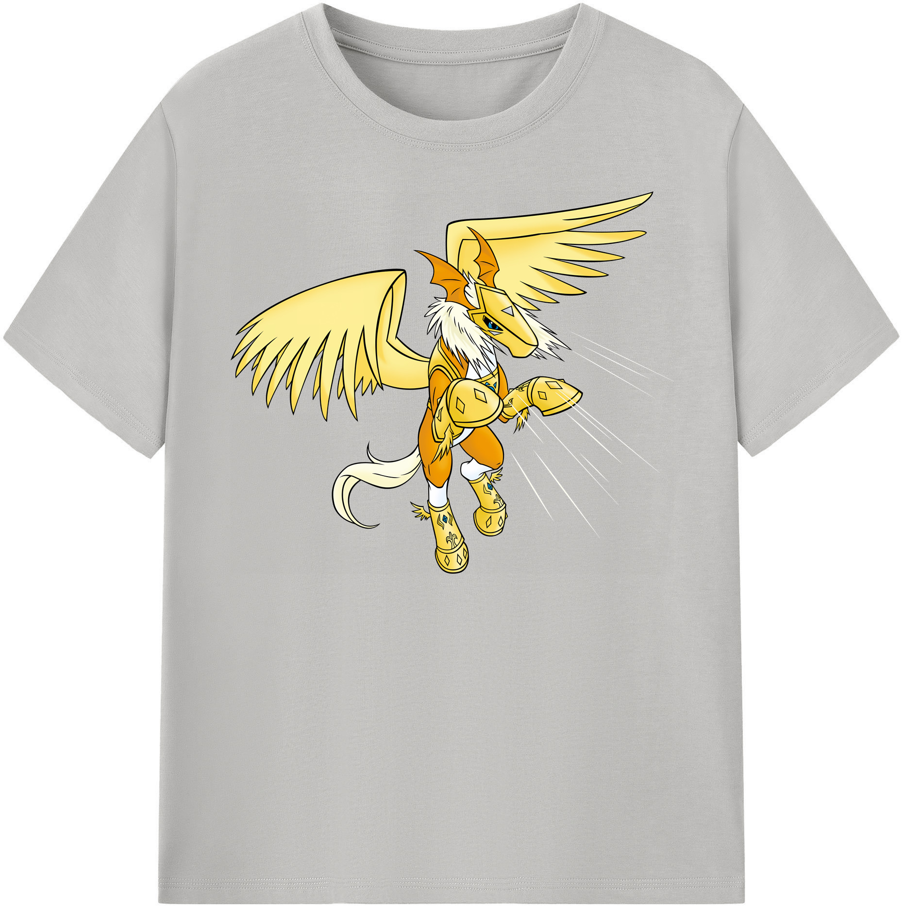 （画像用） Digimon デジタルモンスター/デジモン 綿100％半袖Tシャツ（フロントプリント）