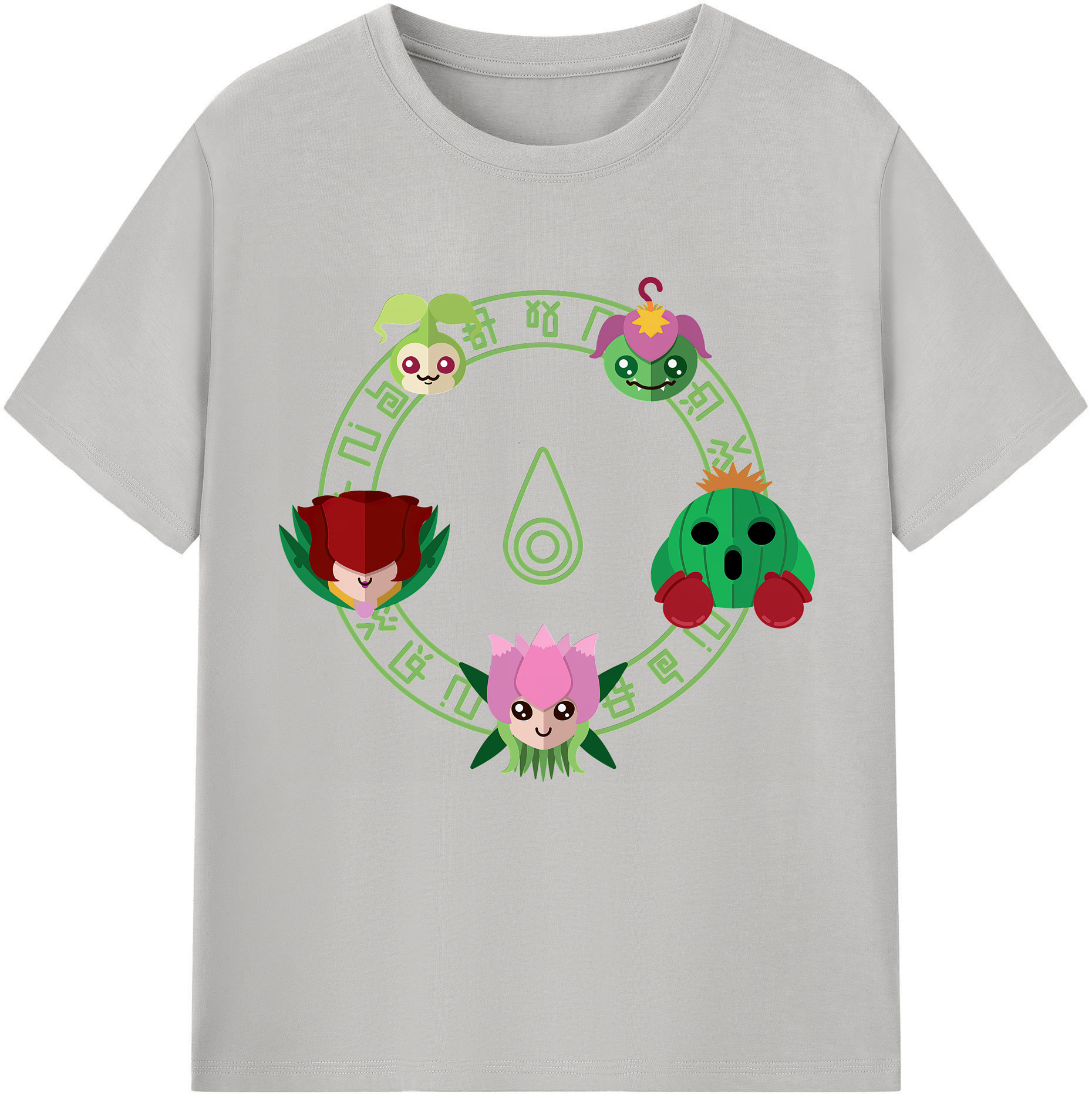 （画像用） Digimon デジタルモンスター/デジモン 綿100％半袖Tシャツ（フロントプリント）