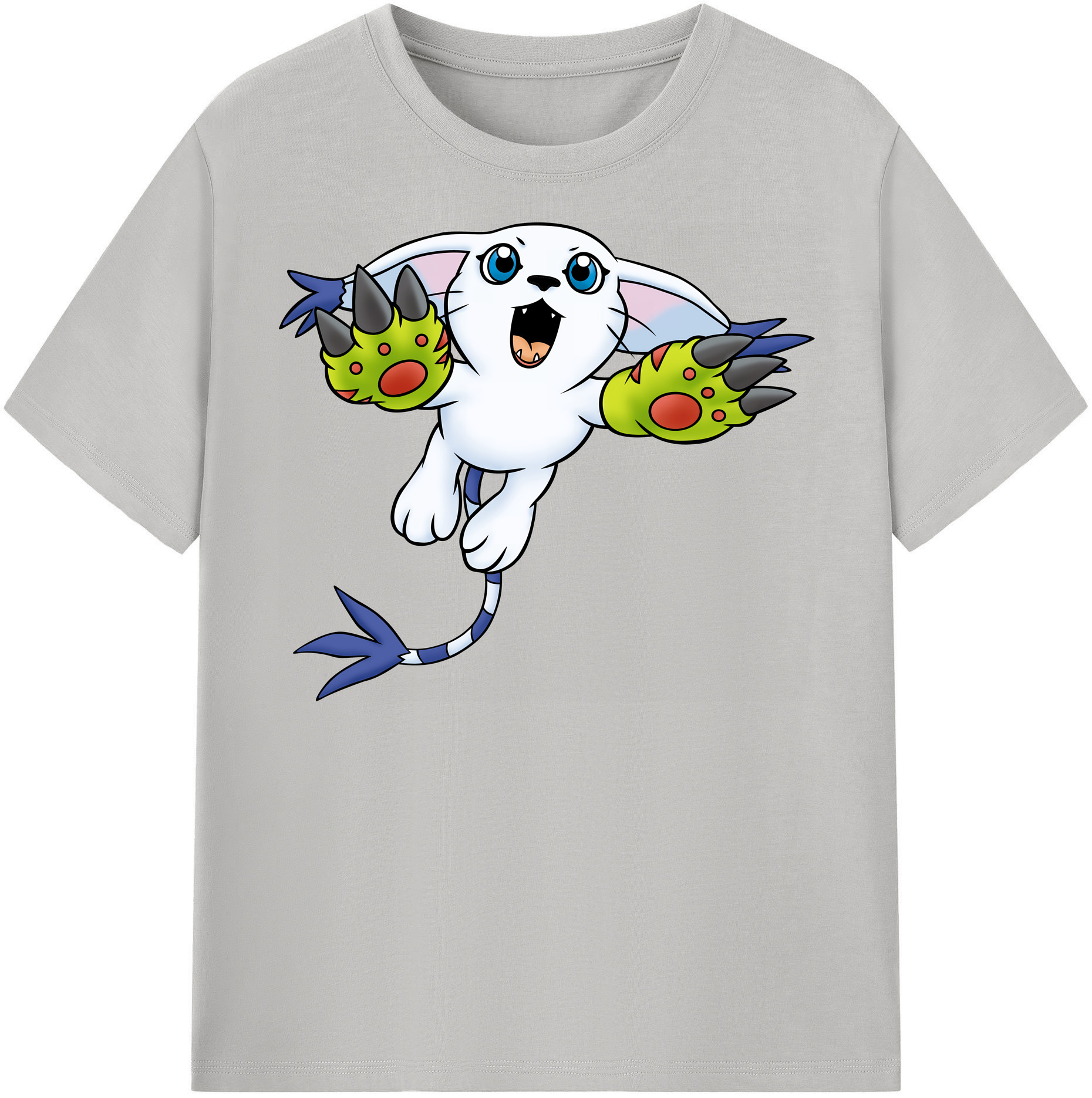 （画像用） Digimon デジタルモンスター/デジモン 綿100％半袖Tシャツ（フロントプリント）