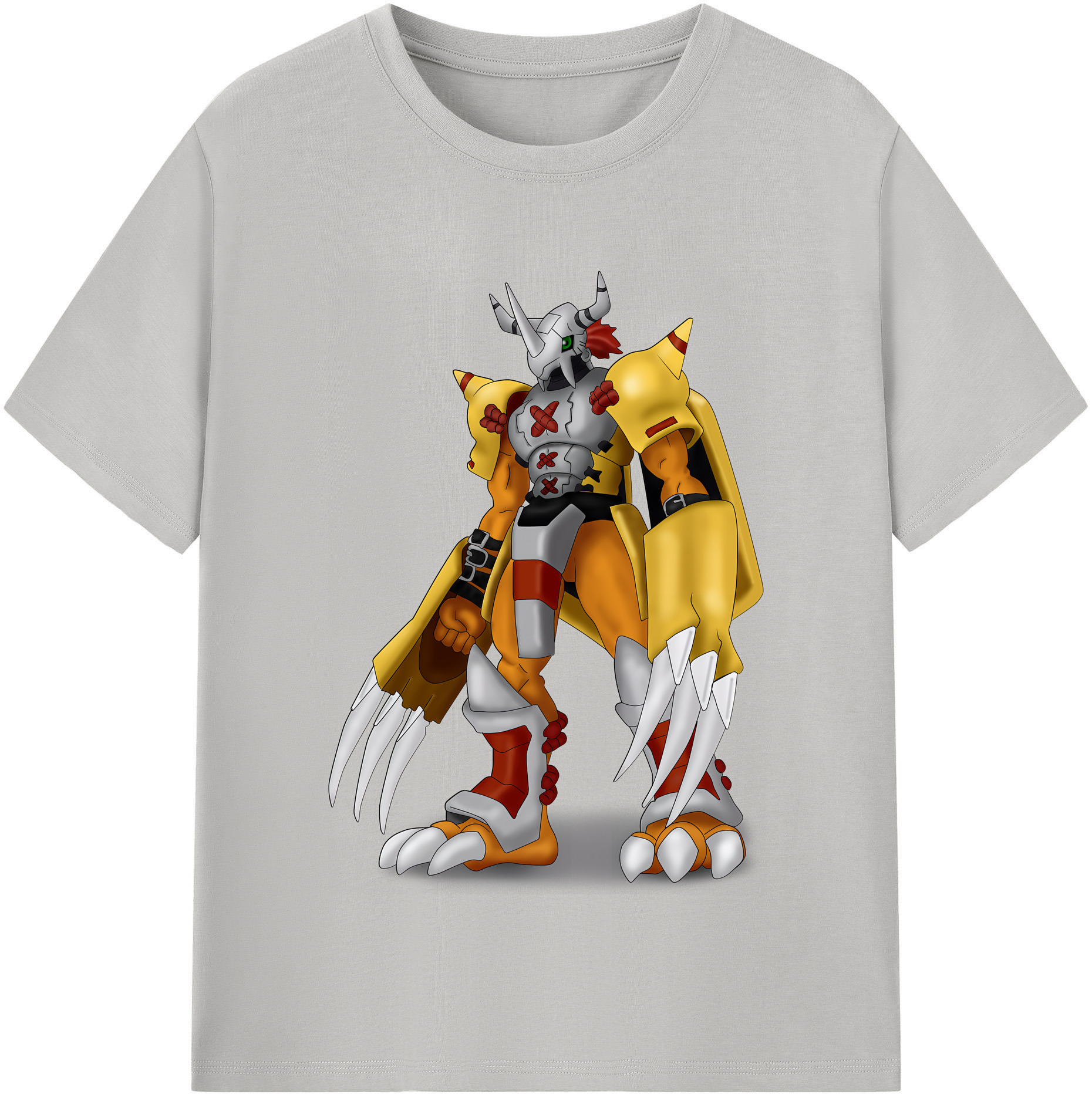 （画像用） Digimon デジタルモンスター/デジモン 綿100％半袖Tシャツ（フロントプリント）