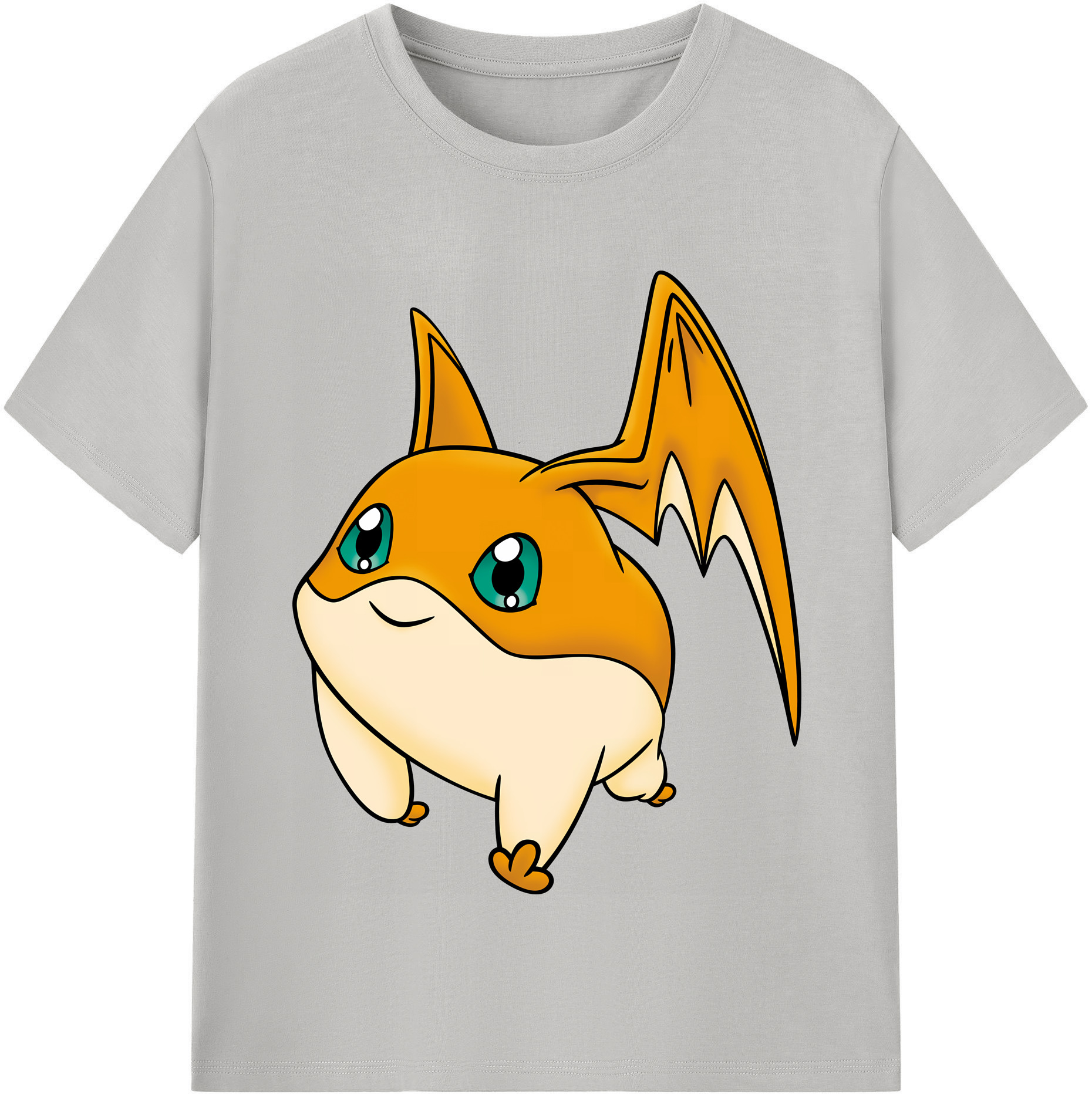 （画像用） Digimon デジタルモンスター/デジモン 綿100％半袖Tシャツ（フロントプリント）