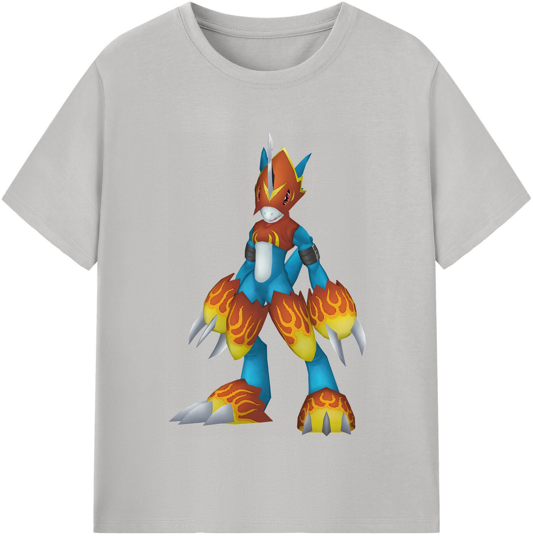 （画像用） Digimon デジタルモンスター/デジモン 綿100％半袖Tシャツ（フロントプリント）