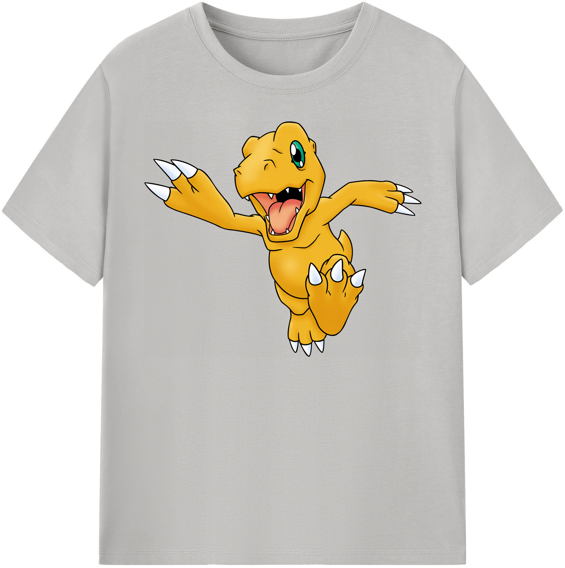 （画像用） Digimon デジタルモンスター/デジモン 綿100％半袖Tシャツ（フロントプリント）