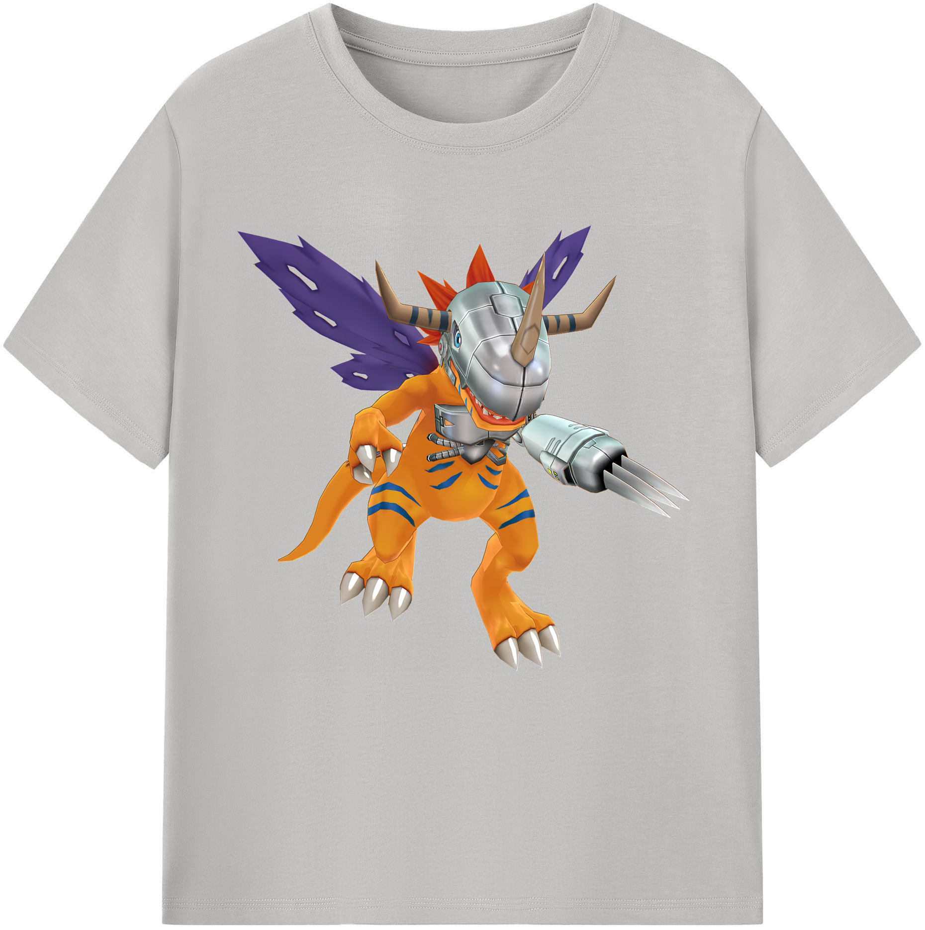 （画像用） Digimon デジタルモンスター/デジモン 綿100％半袖Tシャツ（フロントプリント）