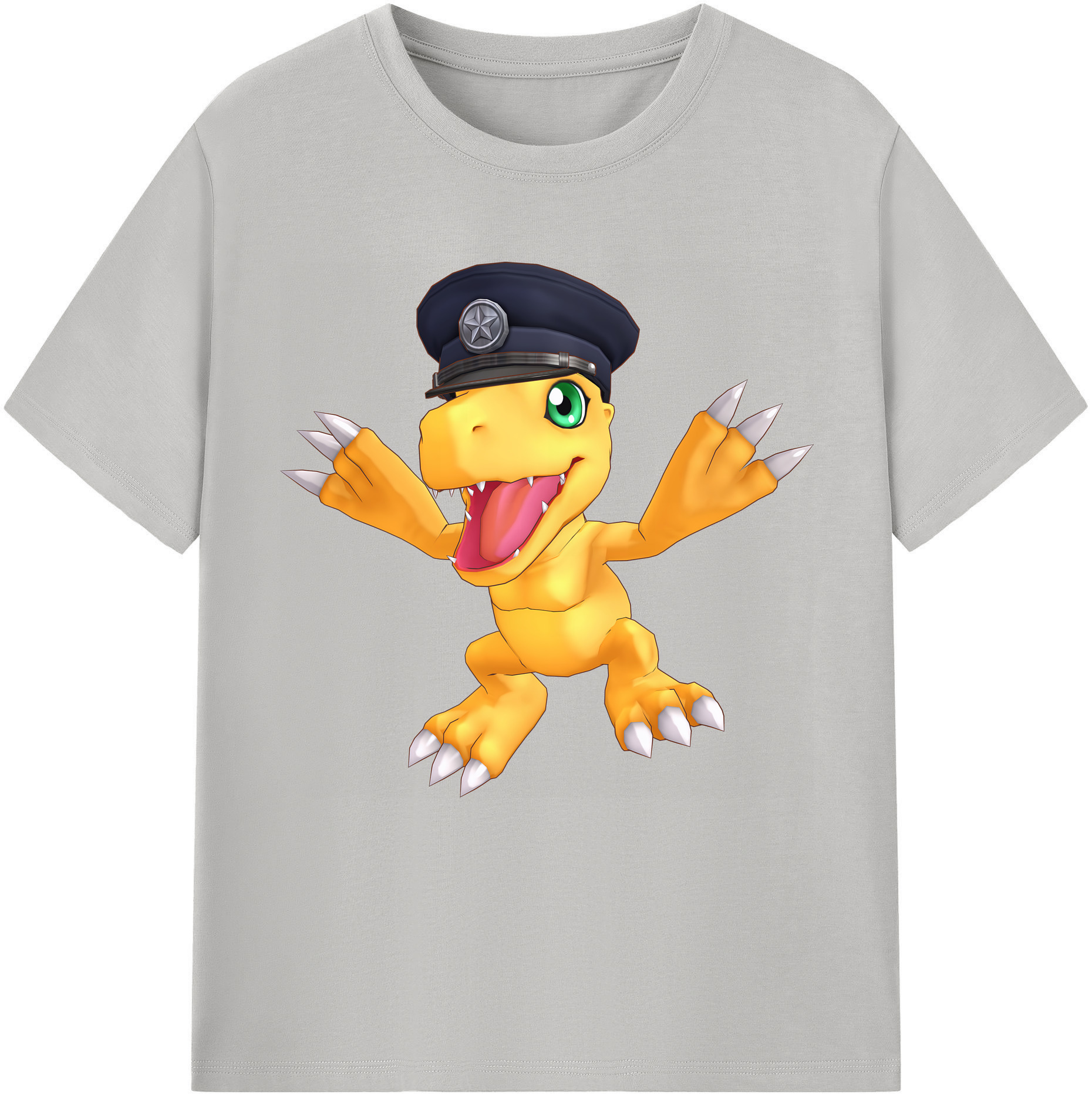 （画像用） Digimon デジタルモンスター/デジモン 綿100％半袖Tシャツ（フロントプリント）
